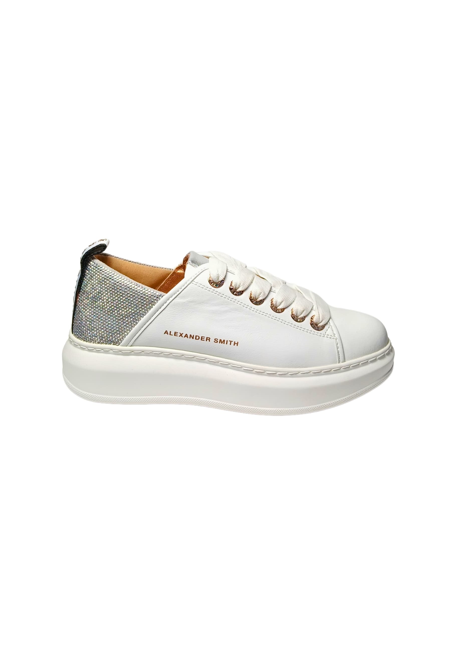 ALEXANDER SMITH Scarpe Donna Alexander Smith Wembley Woman-White Silver - 5