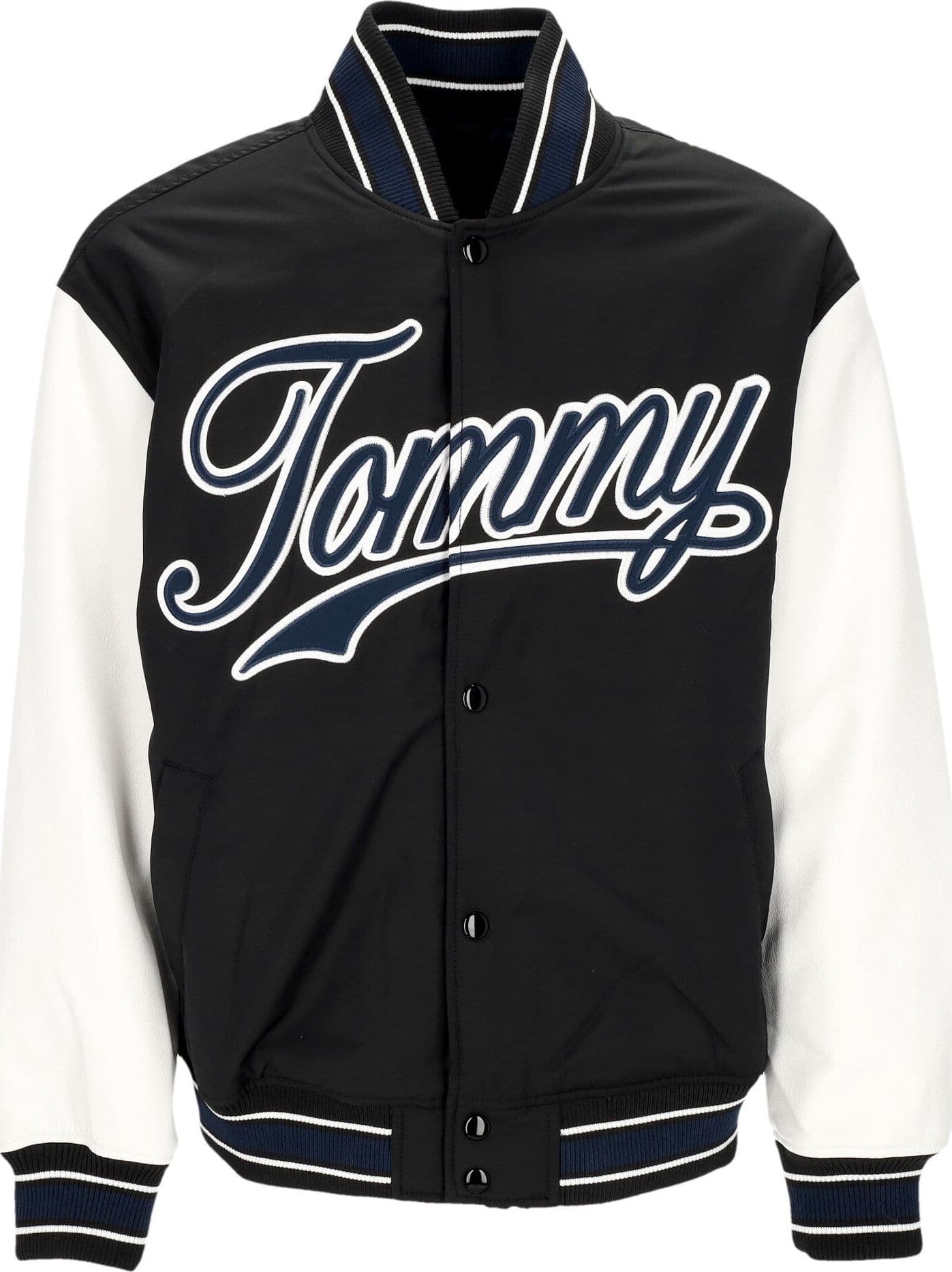 Tommy Hilfiger Giubbotto College Uomo Letterman Jacket Ext Black/multi