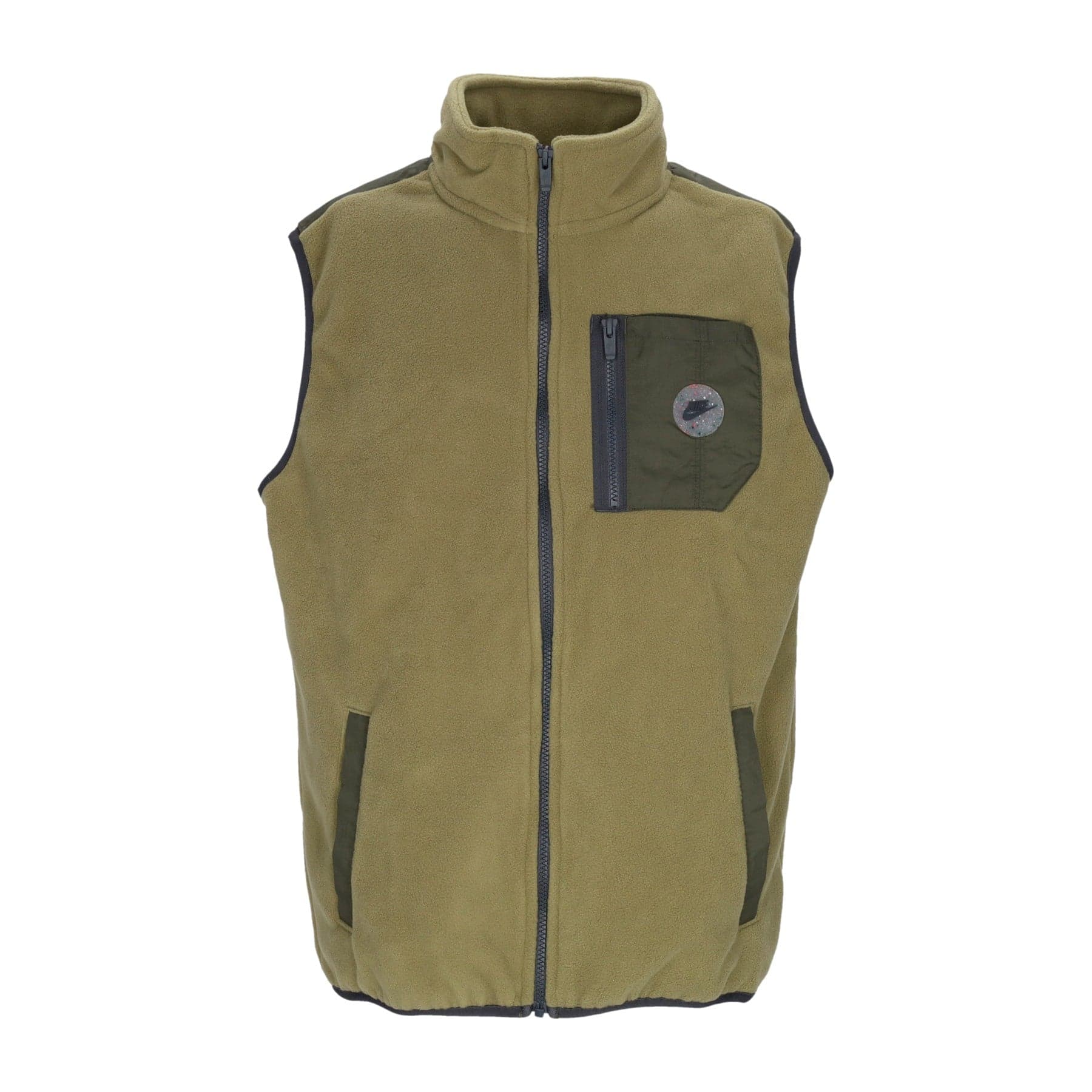 Nike Smanicato Uomo Sportswear Utility Vest Pilgrim/cargo Khaki/anthracite - 5