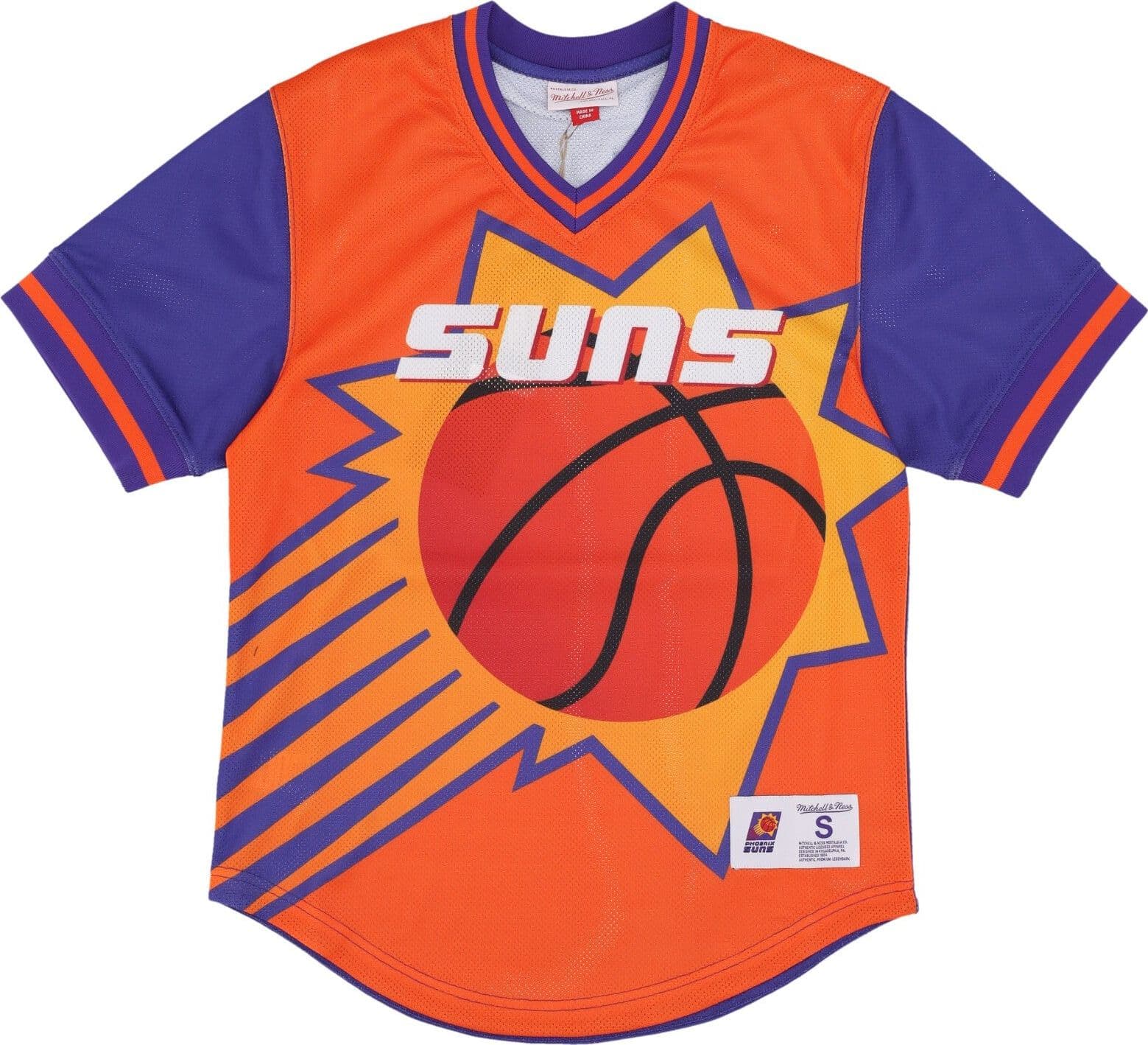 MITCHELL & NESS Casacca Uomo Nba Jumbotron 3.0 Mesh V-neck Phosun Multi/white
