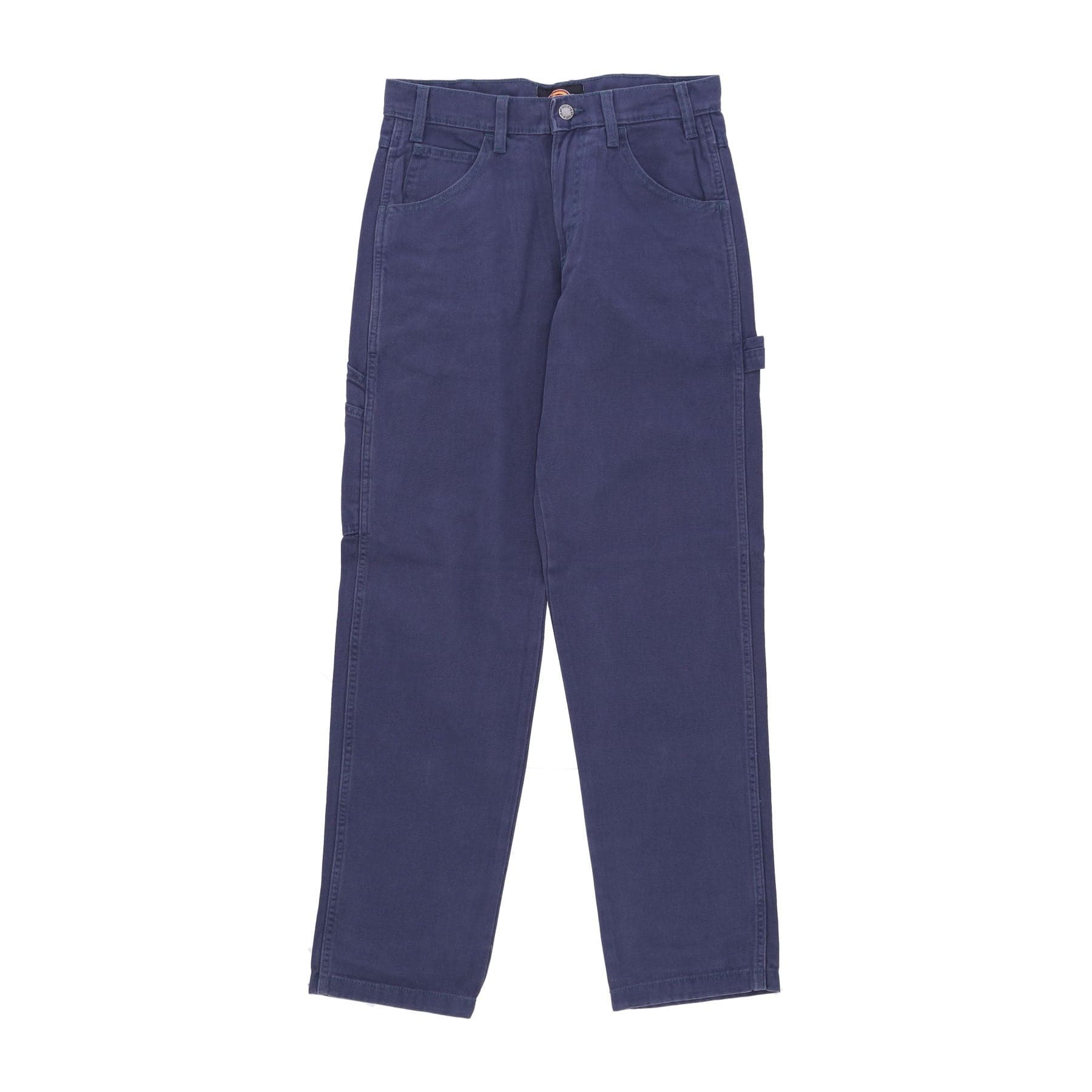 DICKIES Pantalone Lungo Uomo Dc Carpenter Pant Stone Washed Navy - 3