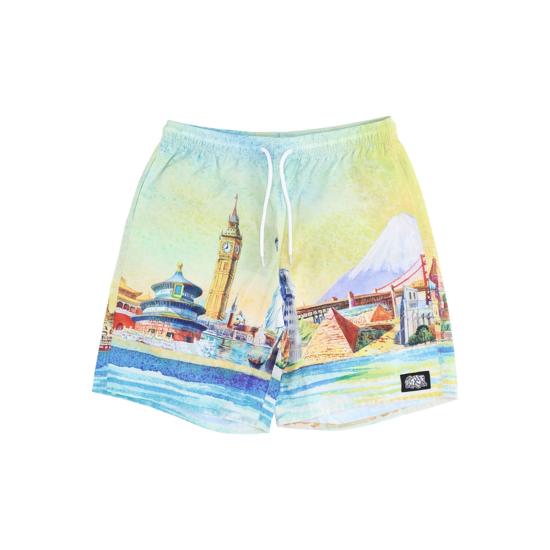 HUF Pantaloncino Uomo Culture Easy Short Yellow - 4