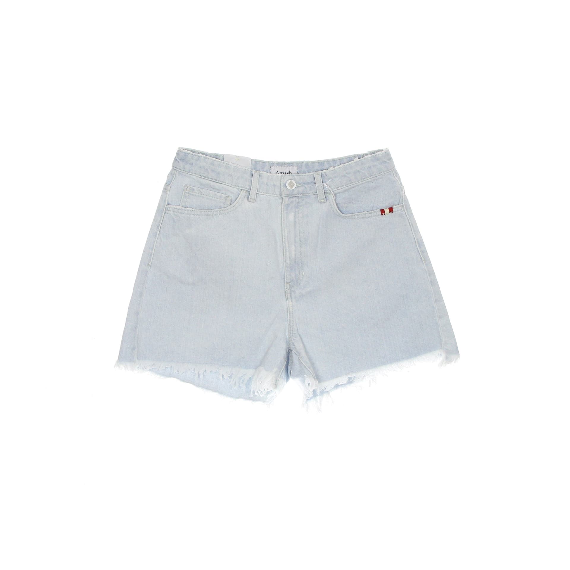 AMISH Jeans Corto Donna Short Ivy Amish Denim Hyper Bleach - 6
