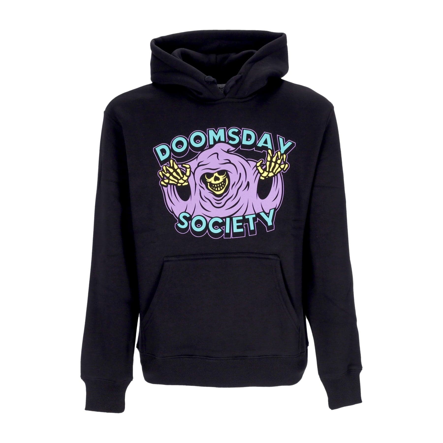 DOOMSDAY Felpa Cappuccio Uomo Peekaboo Hoodie Black - 4