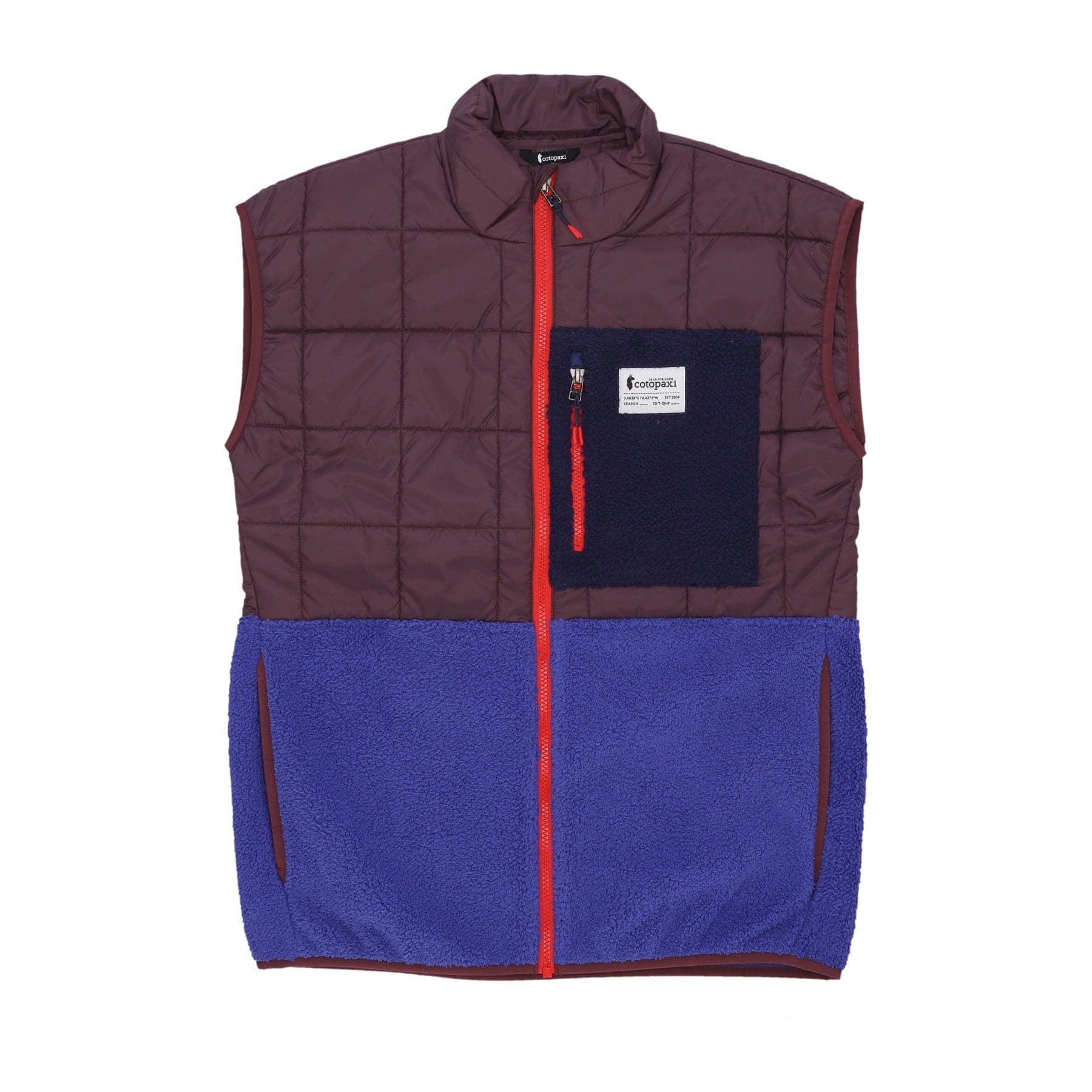 COTOPAXI Smanicato Uomo Trico Hybrid Vest Wine/blue Violet