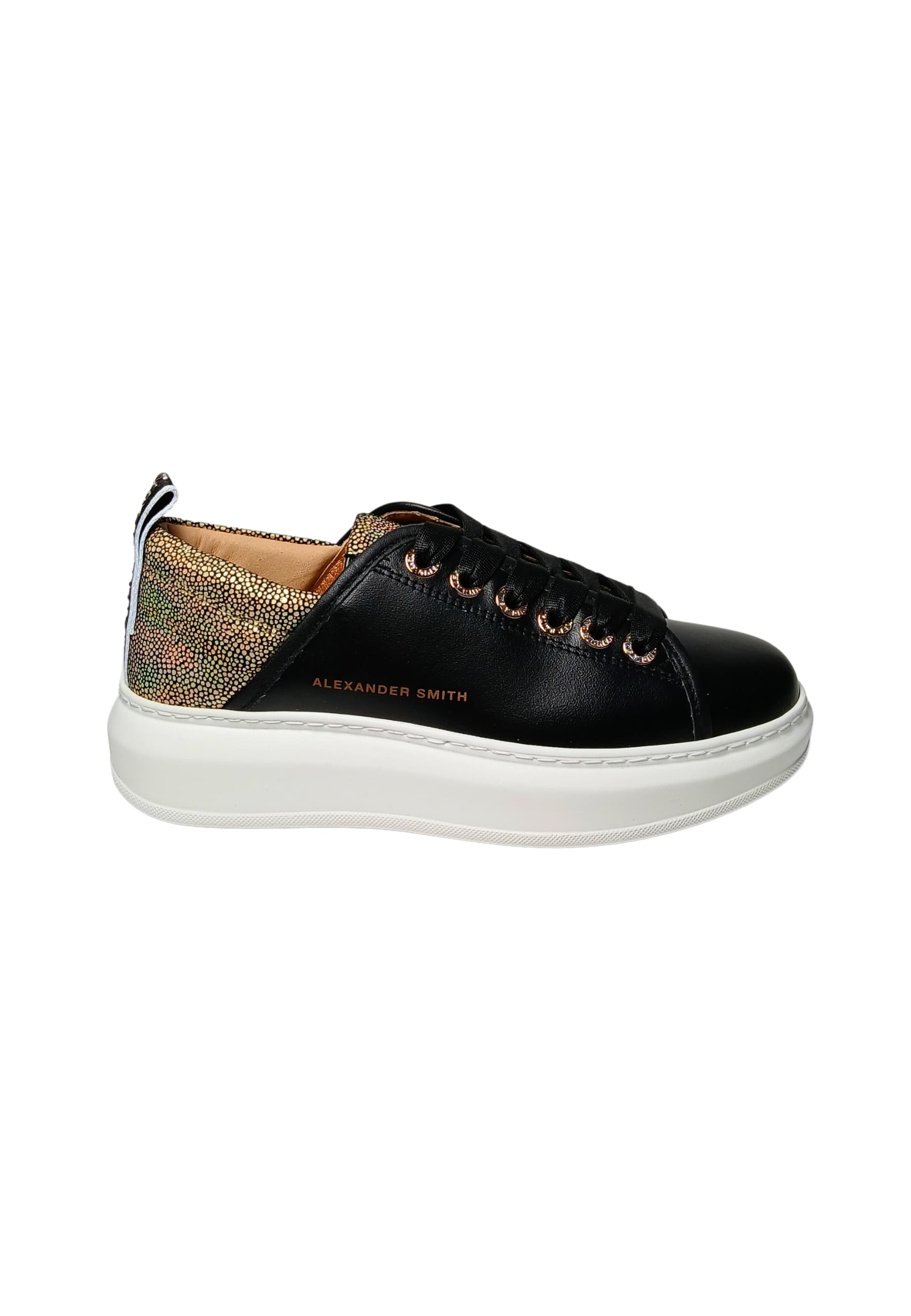 ALEXANDER SMITH Scarpe Donna Alexander Smith Wembley Woman-Black Gold