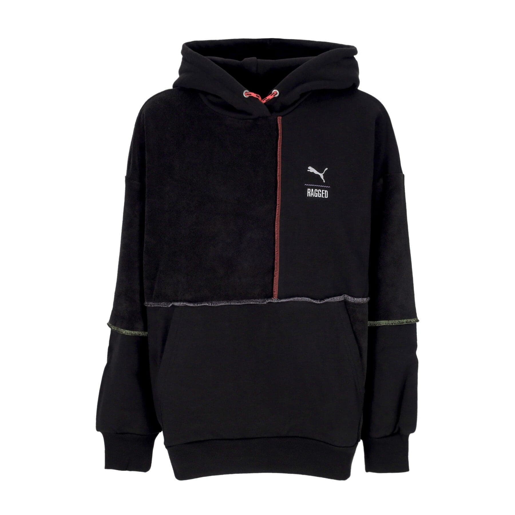 PUMA Felpa Leggera Cappuccio Donna Hoodie X the Ragged Priest Black - 3