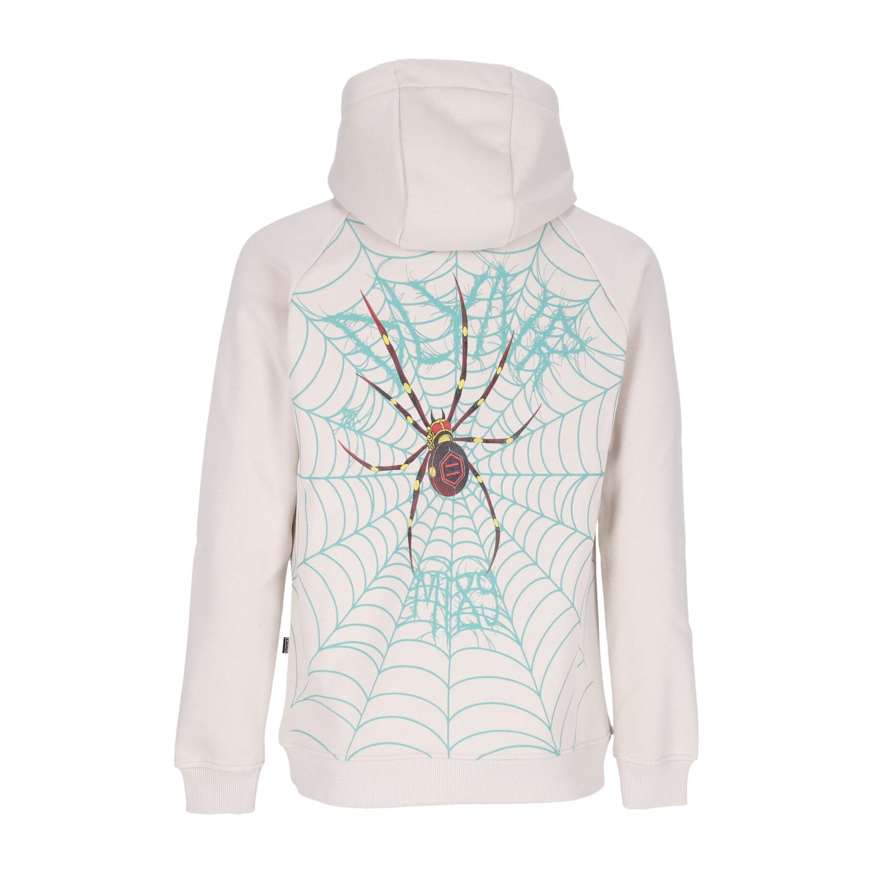 DOLLY NOIRE Felpa Cappuccio Uomo Joro Spider Hoodie Beige Moonbeam - 3