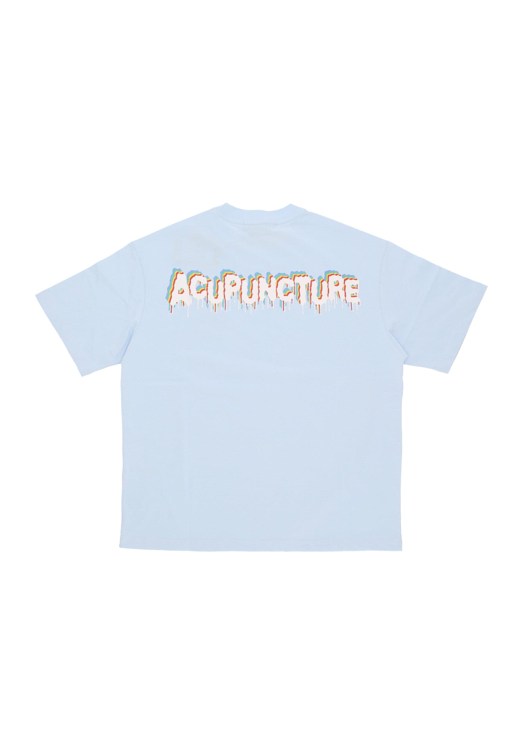 ACUPUNCTURE Maglietta Uomo Inverted Emblem Tee Baby Blue - 5