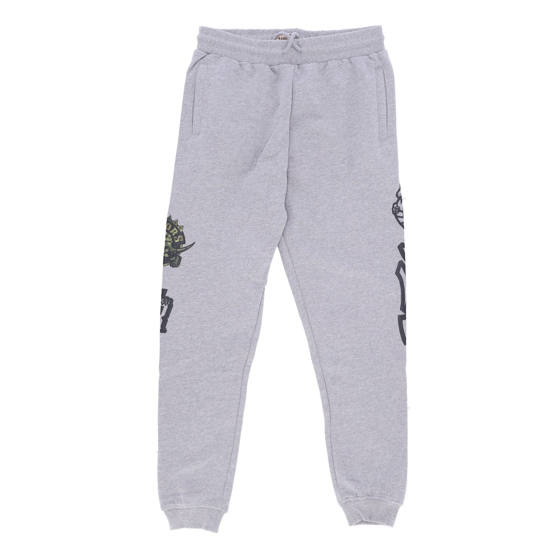 MITCHELL &amp; NESS Pantalone Tuta Felpato Uomo Nba Ghost Green Camo Sweatpants Hardwood Classics Torrap Grey Heather - 4