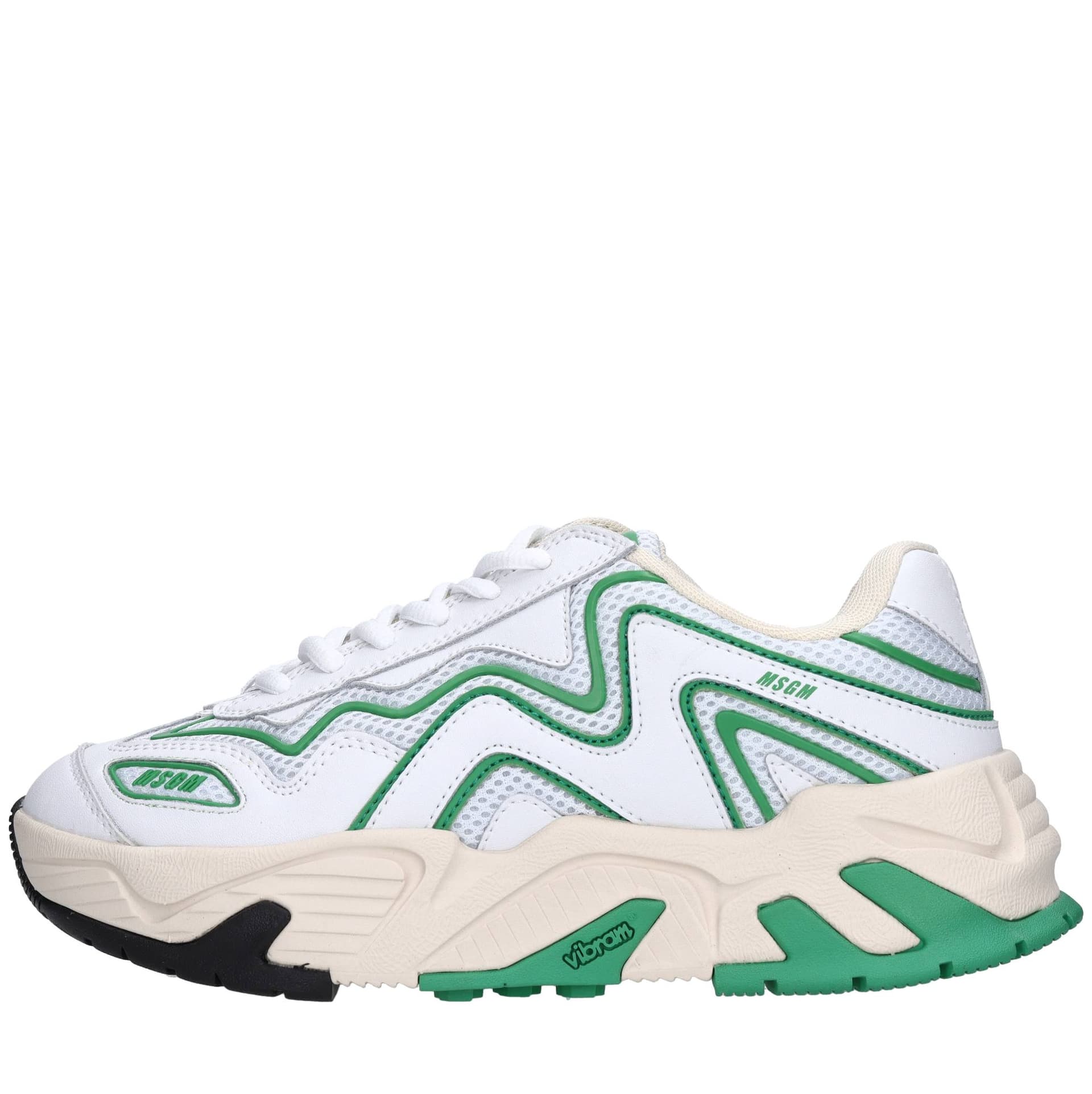 MSGM  Sneakers Bianco – Bianco Chiari e Naturali
