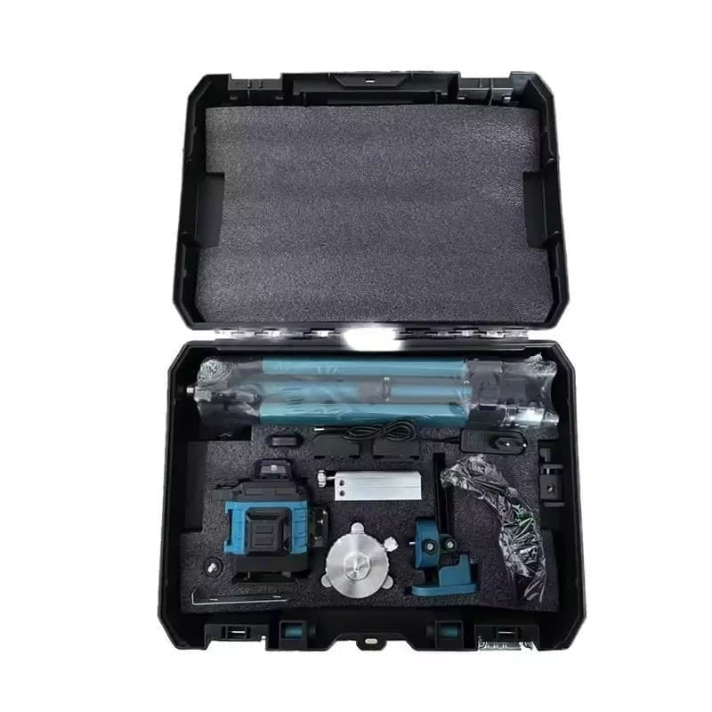Livella laser tracciatore autolivellante 4D 16 linee 360° rotazione linea verde - 7