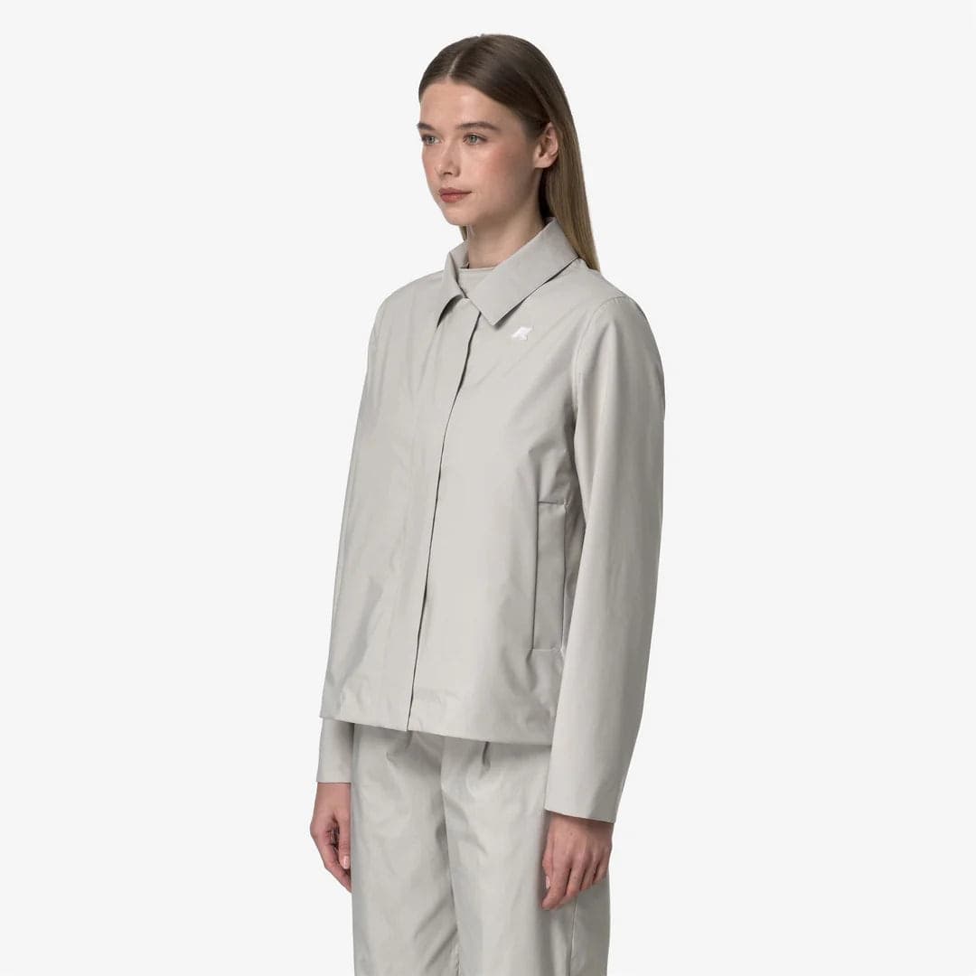 K-WAY Giacca Corta Impermeabile capospalla Donna Grigia Beige Arabel stretch 2L in Giacche Broadway Red - Barletta, commercioVirtuoso.it