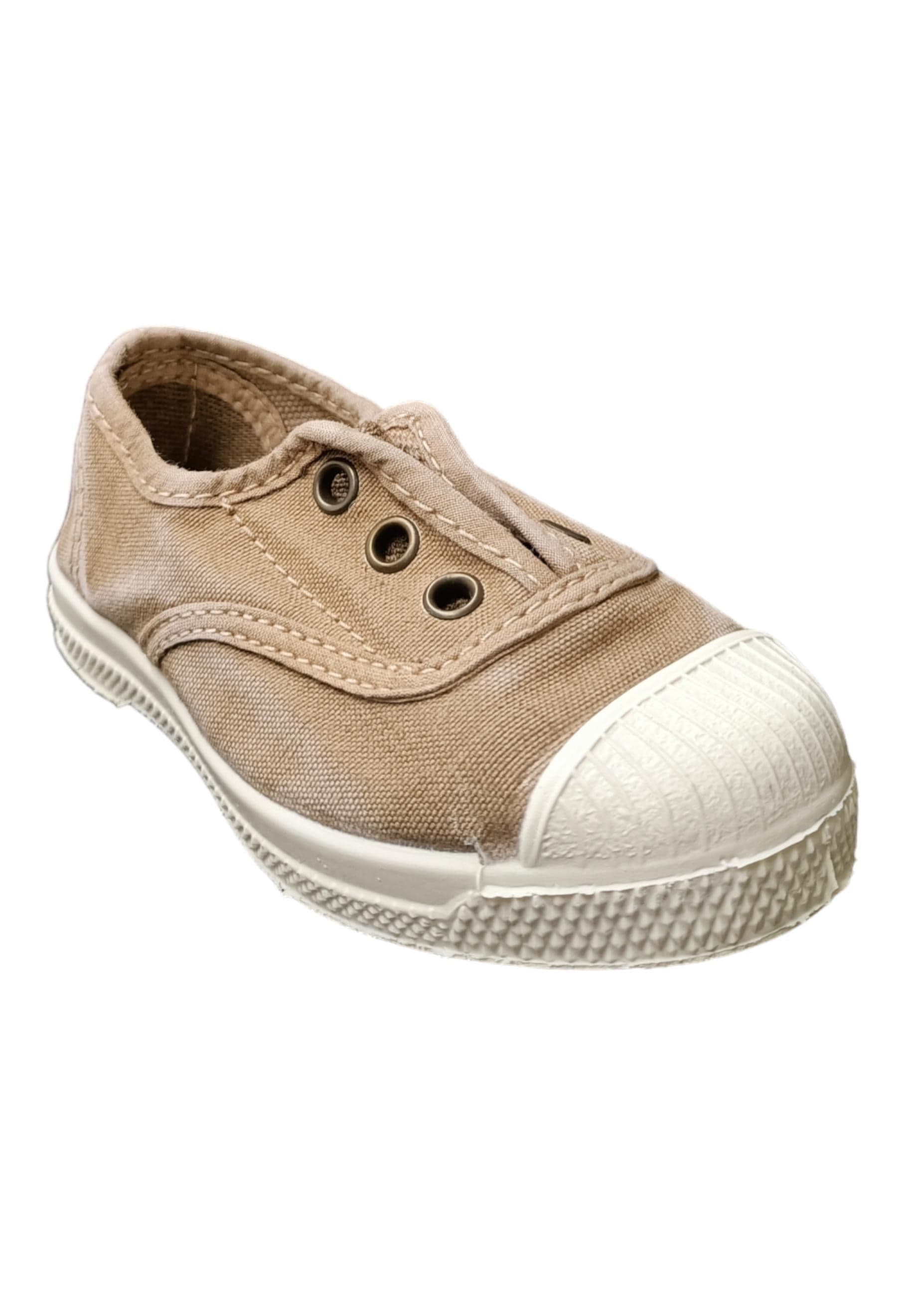 Scarpe sneakers Bambini e ragazzi natural world 470  beige elastico in Sneaker casual Scarpetteria Gica - Trani, commercioVirtuoso.it