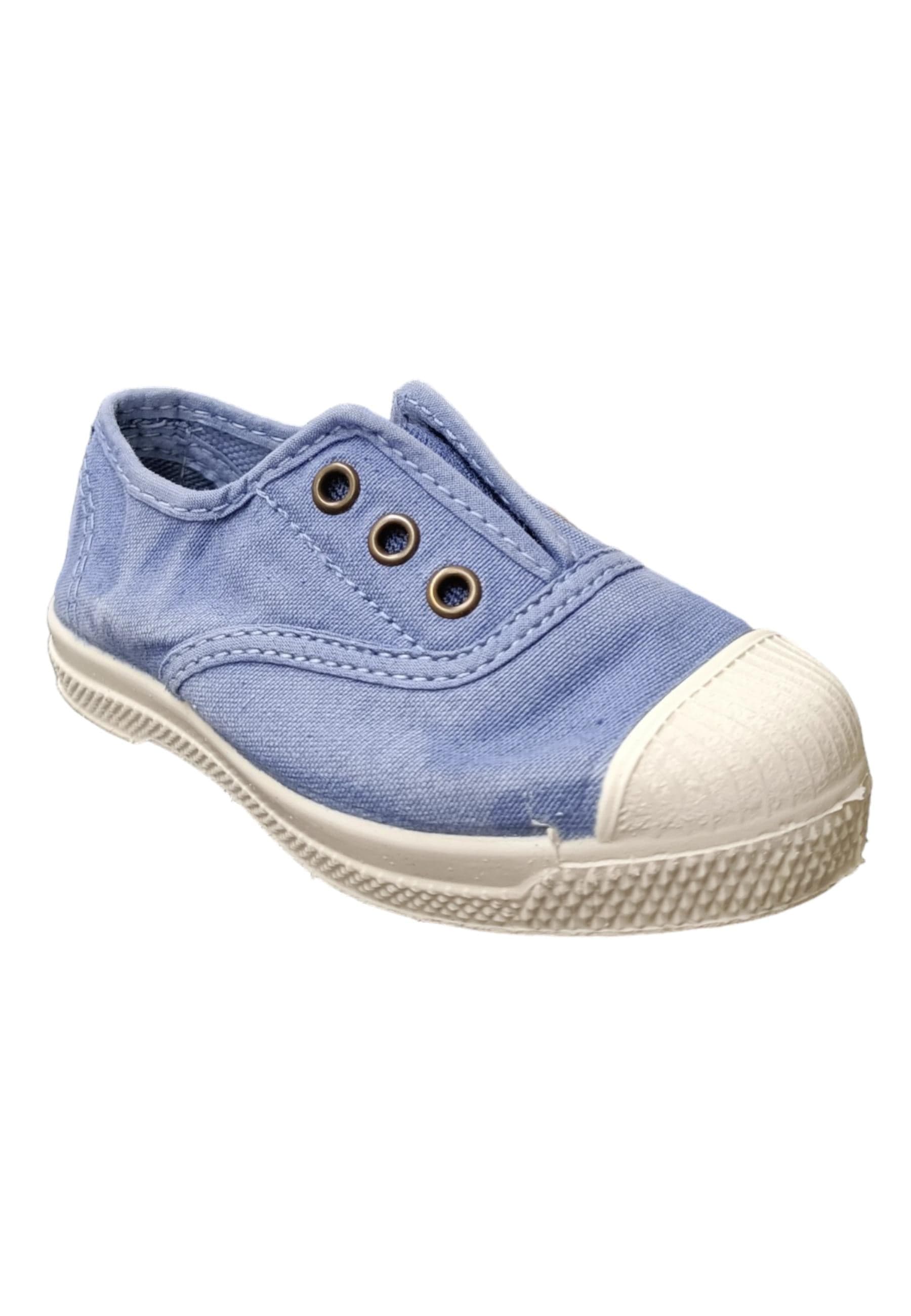 Scarpe sneakers Bambini e ragazzi natural world 470  Celeste elastico in Sneaker casual Scarpetteria Gica - Trani, commercioVirtuoso.it
