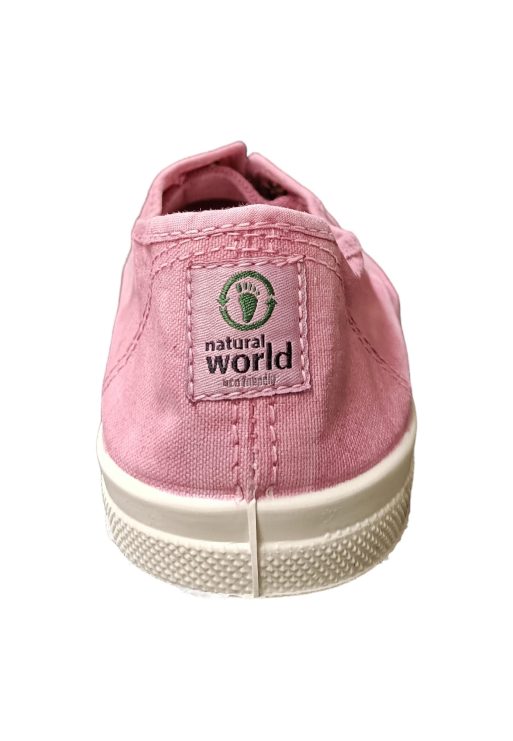 Scarpe sneakers Bambine e ragazze natural world 470  rosa elastico in Sneaker casual Scarpetteria Gica - Trani, commercioVirtuoso.it