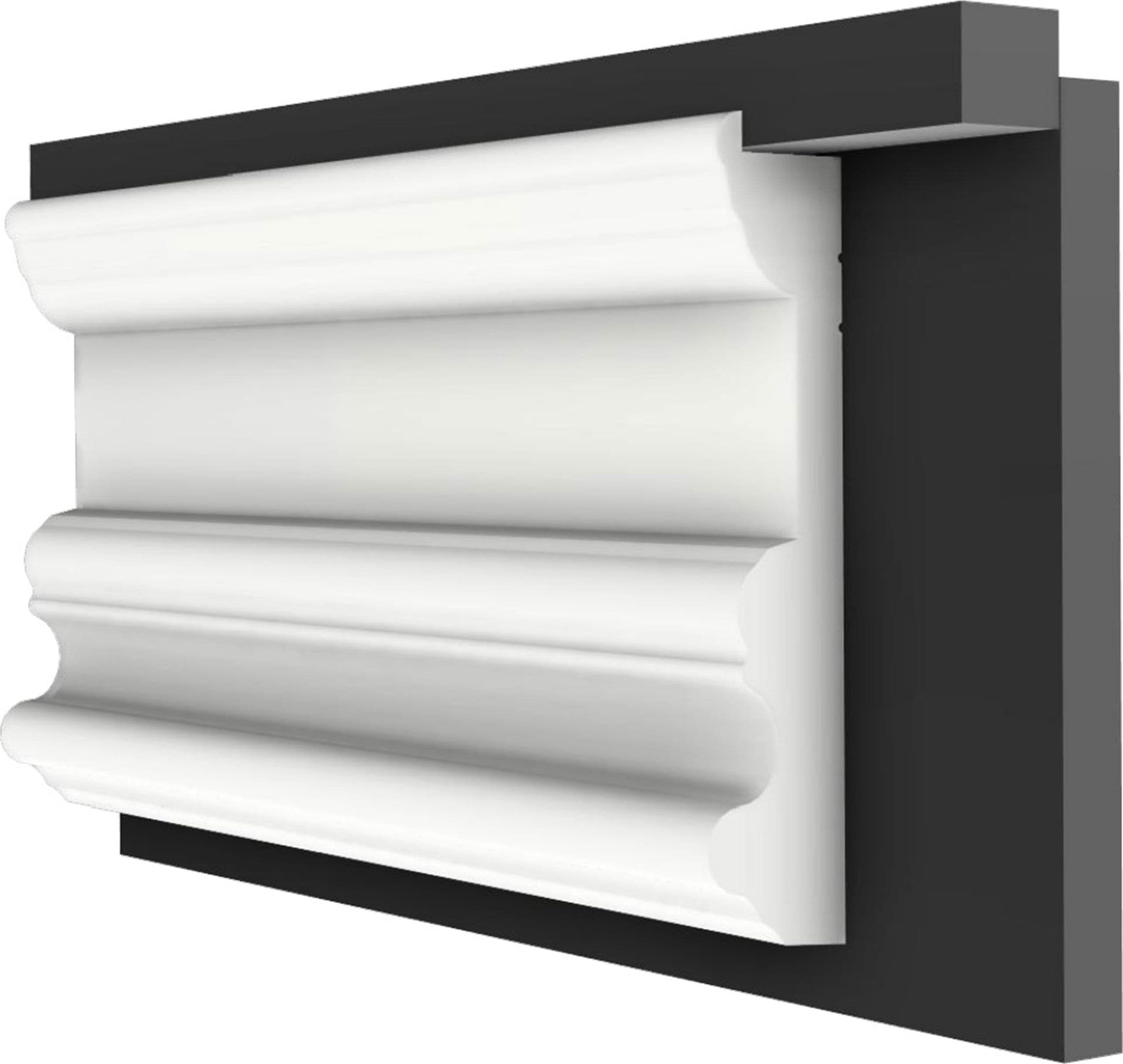 ***STOCK*** SET da 2 cornici Bianche in polimeri preassemblate incluso pannello in cartongesso 40X55cm CAD. - Eternal Parquet
