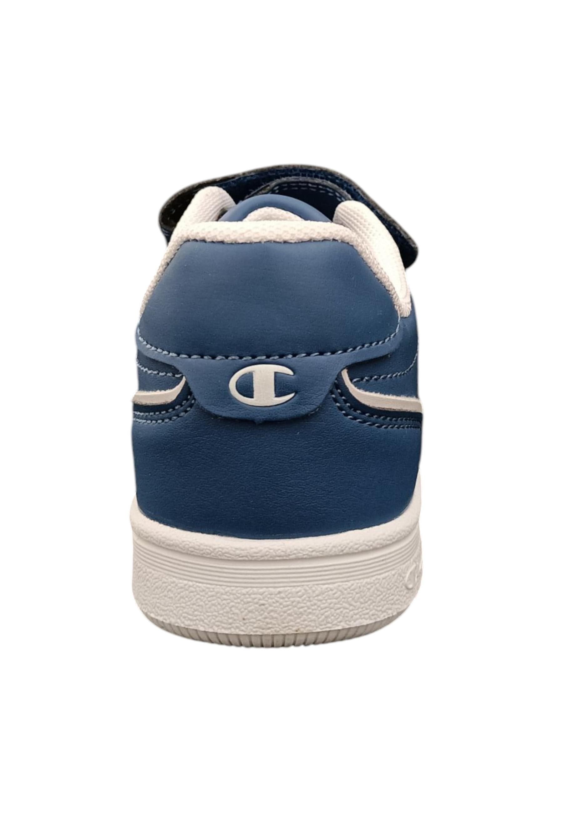 Scarpe sneakers Bambini e ragazzi Champion REBOUND  blue-bianco laccio elastico e velcro in Sneaker casual Scarpetteria Gica - Trani, commercioVirtuoso.it