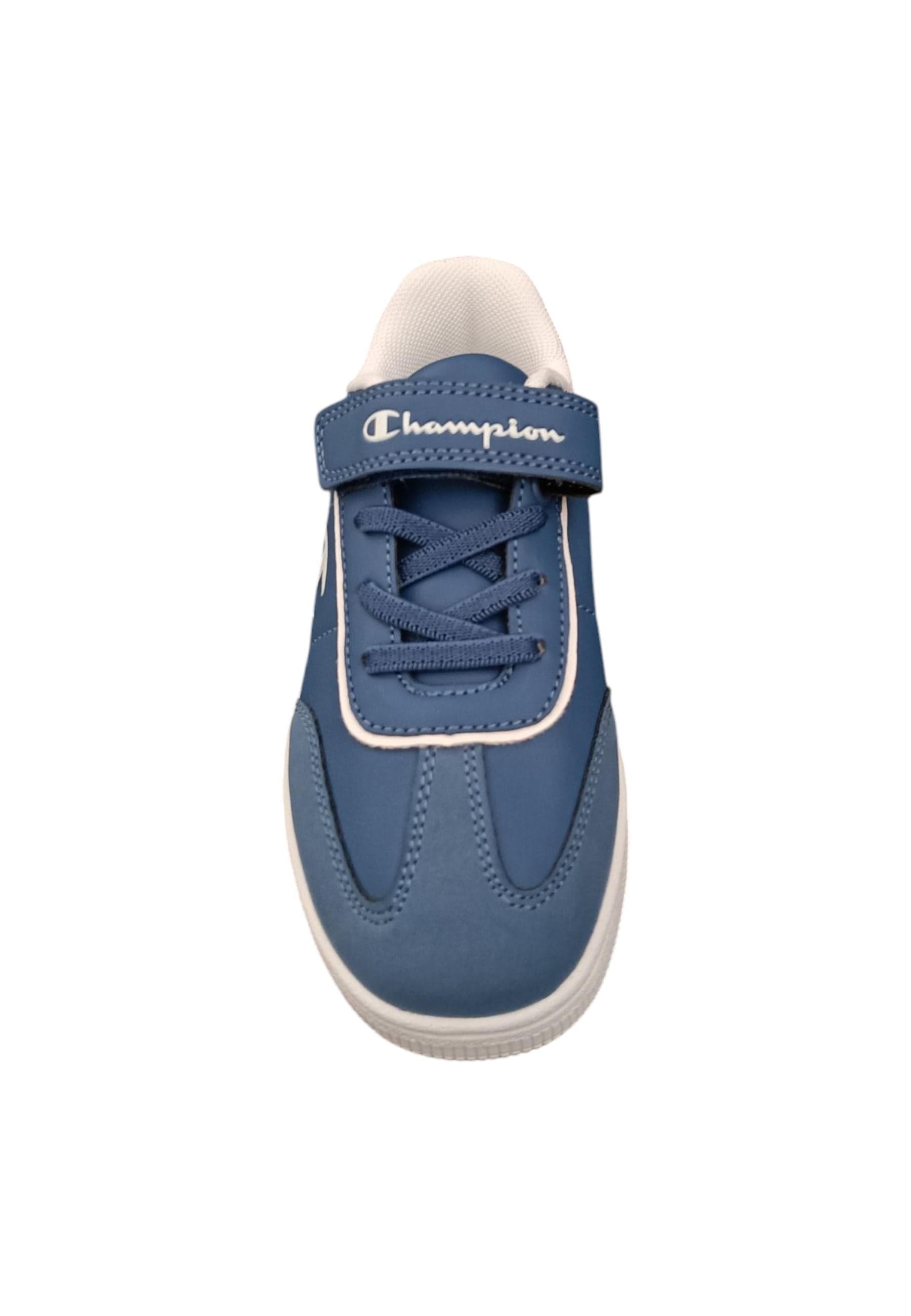 Scarpe sneakers Bambini e ragazzi Champion REBOUND  blue-bianco laccio elastico e velcro in Sneaker casual Scarpetteria Gica - Trani, commercioVirtuoso.it