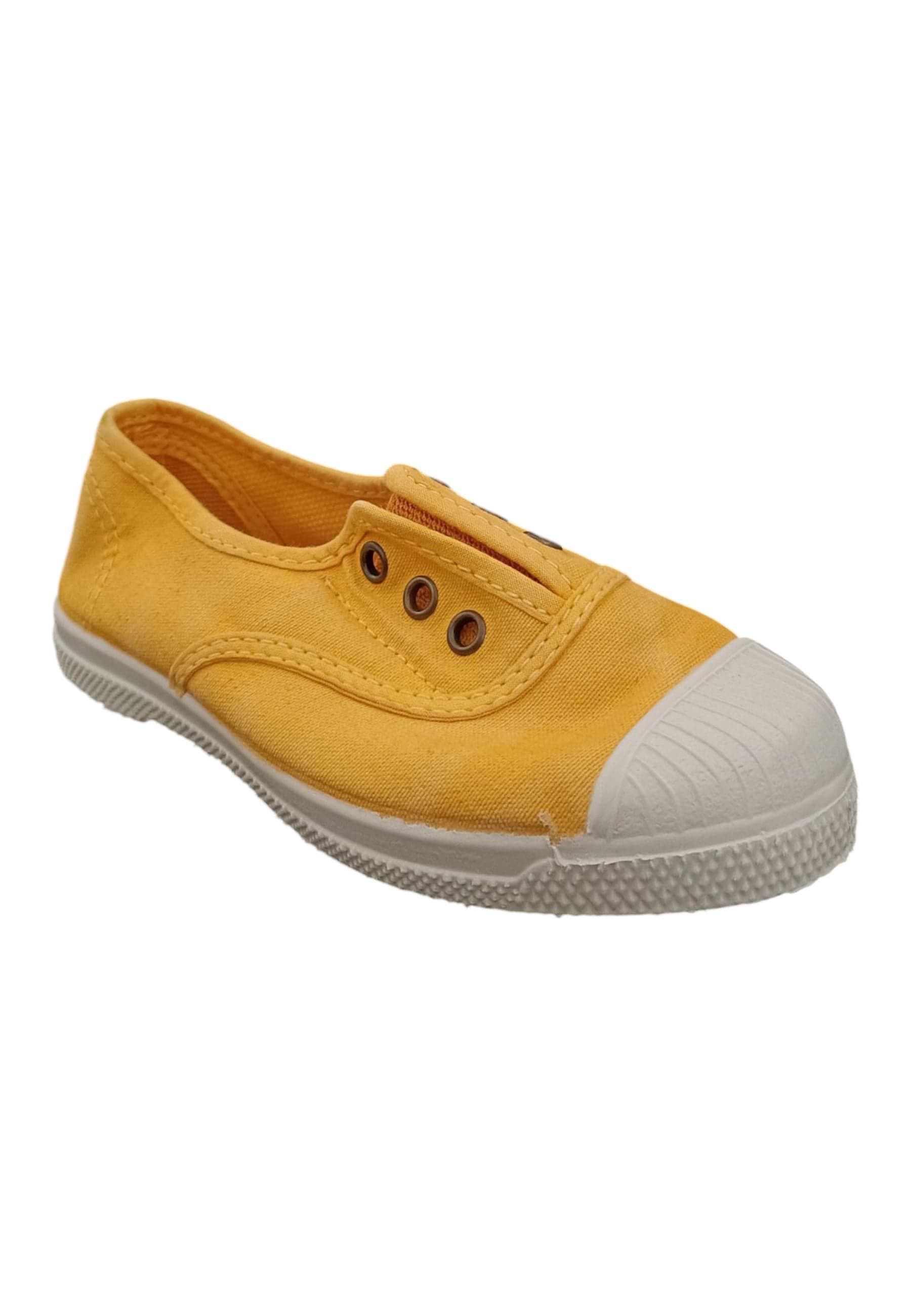 Scarpe sneakers Bambini e ragazzi natural world 470  Giallo elastico in Sneaker casual Scarpetteria Gica - Trani, commercioVirtuoso.it