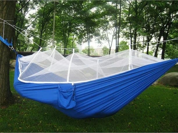 AMACA CON ZANZARIERA RETE ULTRALEGGERA TENDA ALTALENA ESCURSIONI CAMPEGGIO VIAGGIO 016566 - 8