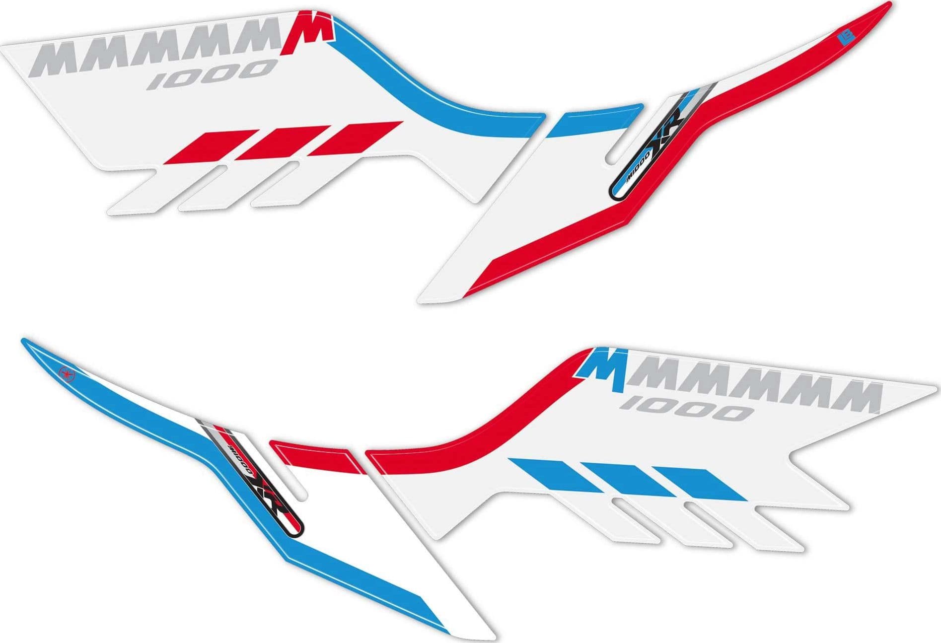 Adesivi Protezioni Laterali Serbatoio compatibile con BMW M 1000 XR 2023-25 - 2