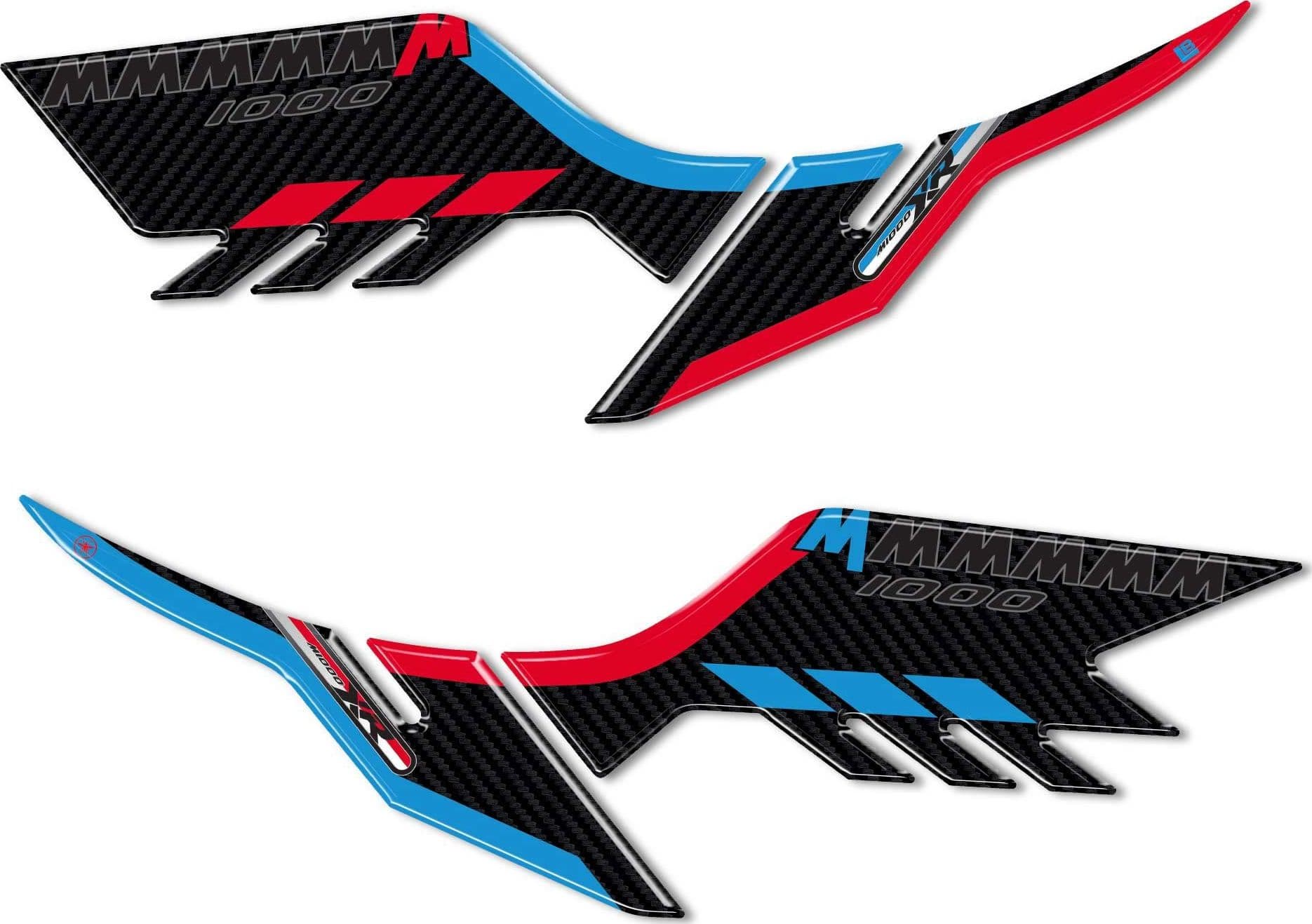 Adesivi Protezioni Laterali Serbatoio compatibile con BMW M 1000 XR 2023-25 - 8