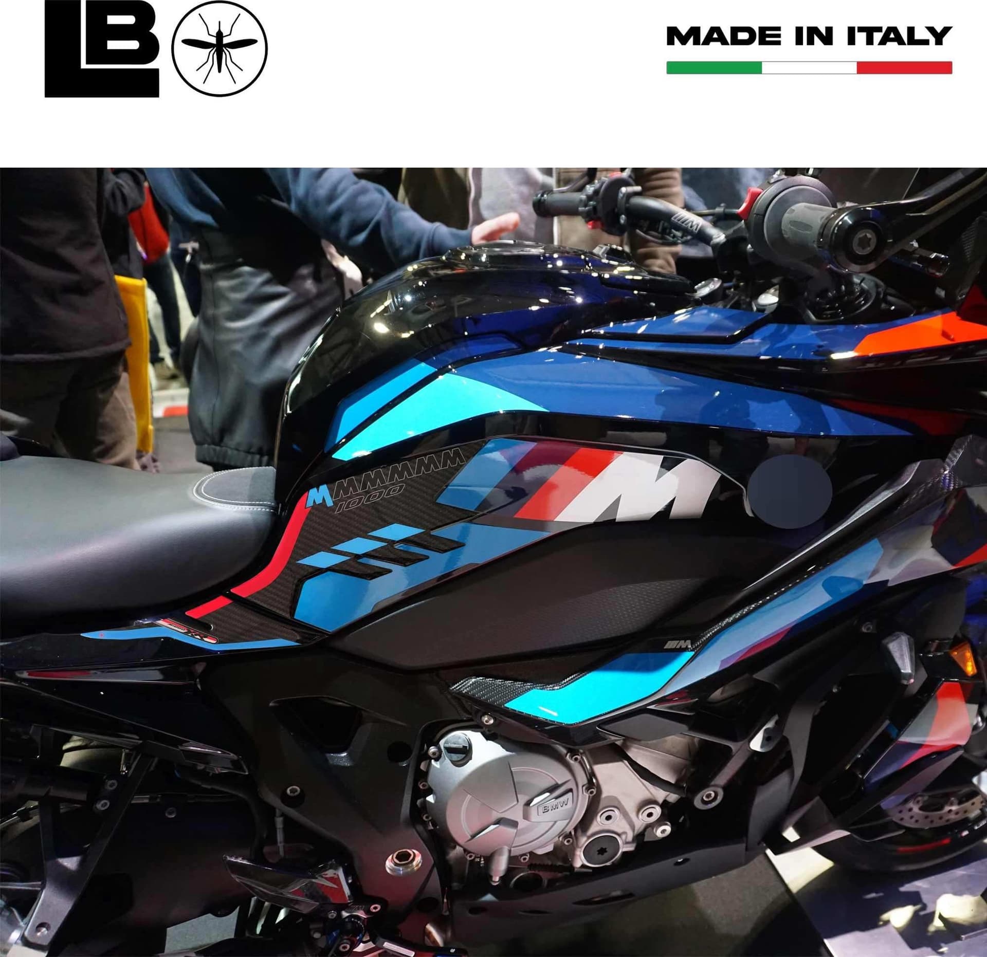 Adesivi Protezioni Laterali Serbatoio compatibile con BMW M 1000 XR 2023-25 - 9