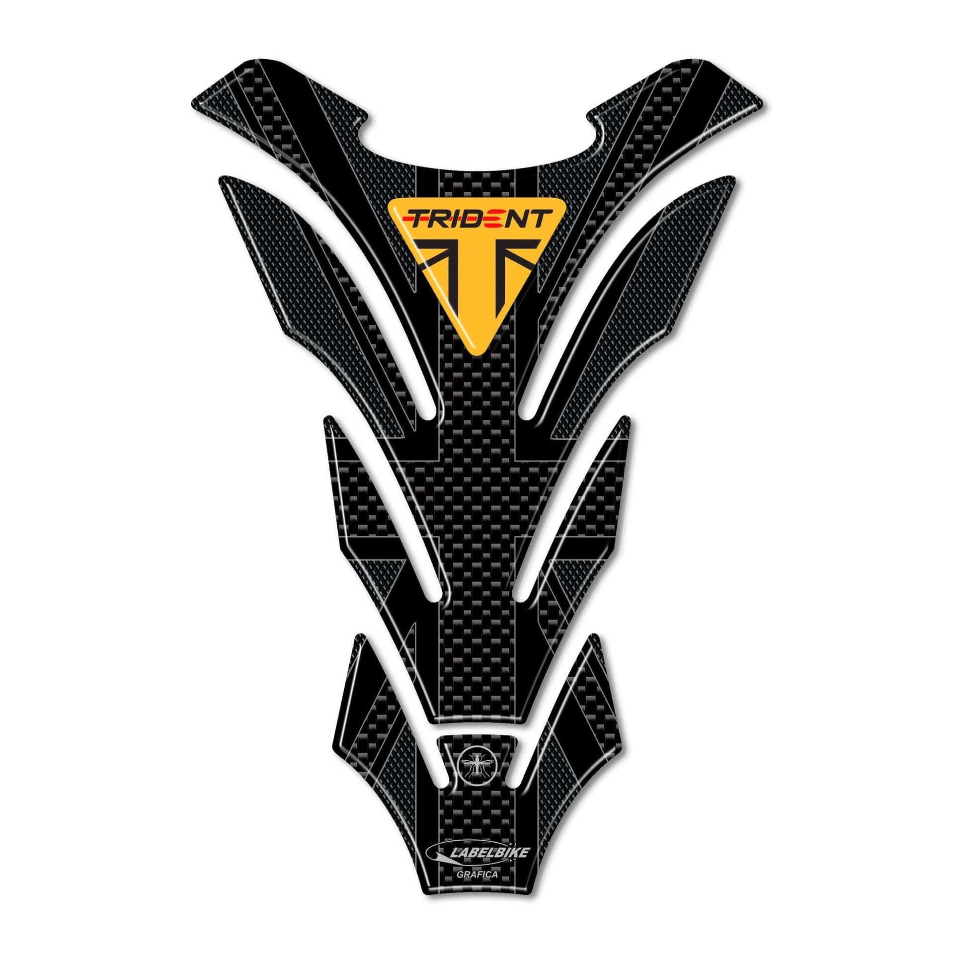 Paraserbatoio in resina 3D per moto compatibile con Triumph Trident 660 2021-26 - 7