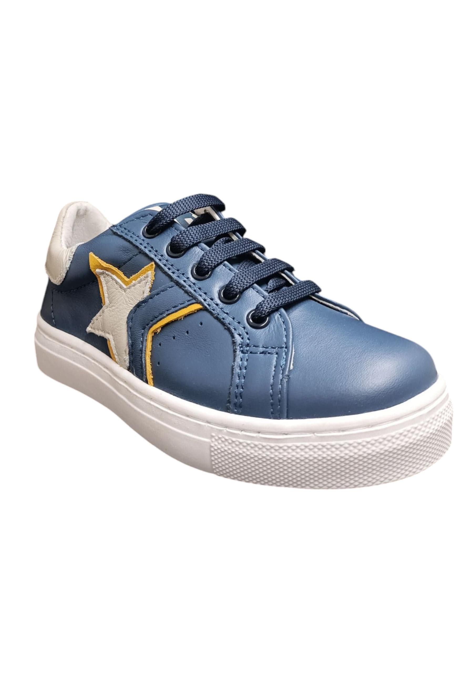 Scarpe sneaker Bambini e ragazzi balducci BUTTER  blue-bianco laccio e zip laterale in Ballerine Scarpetteria Gica - Trani, commercioVirtuoso.it