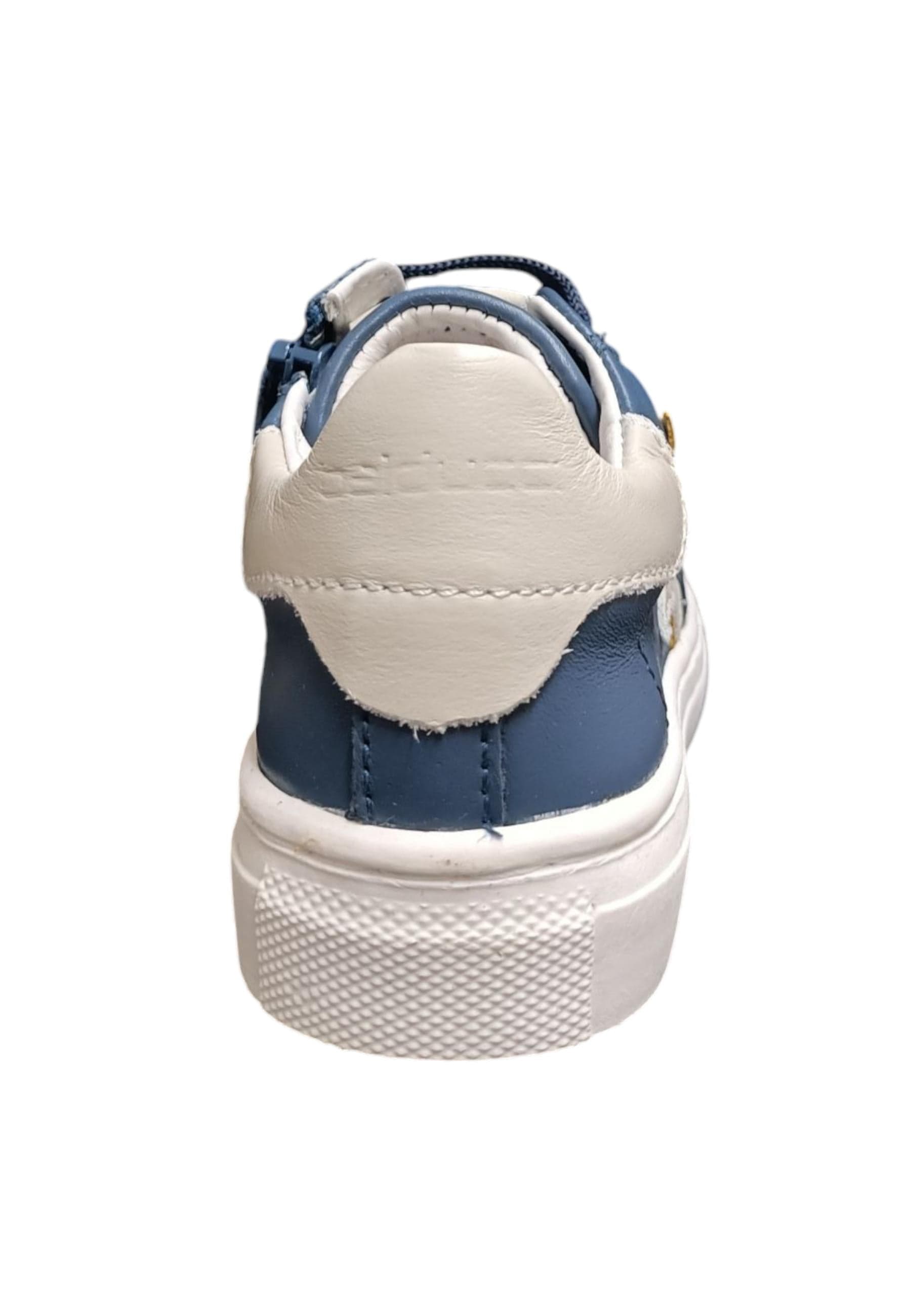 Scarpe sneaker Bambini e ragazzi balducci BUTTER  blue-bianco laccio e zip laterale in Ballerine Scarpetteria Gica - Trani, commercioVirtuoso.it