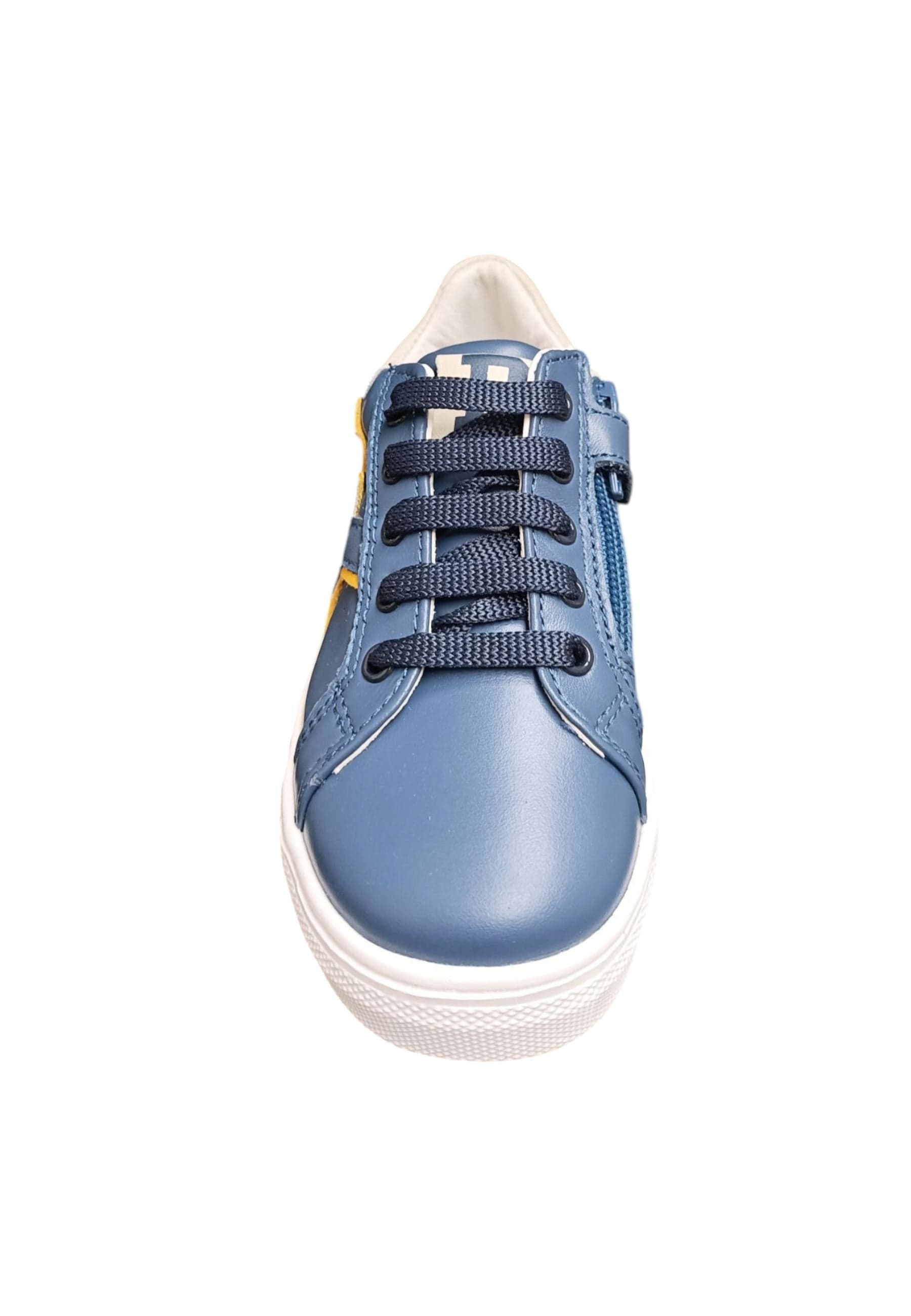 Scarpe sneaker Bambini e ragazzi balducci BUTTER  blue-bianco laccio e zip laterale in Ballerine Scarpetteria Gica - Trani, commercioVirtuoso.it