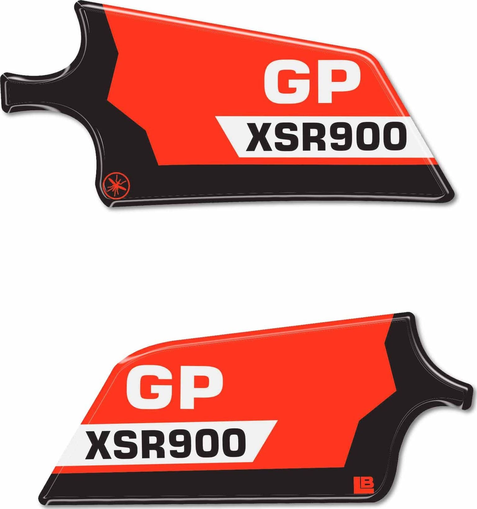 Adesivi battitacco 3D compatibili con Yamaha XSR900 GP 2024-2025 - 8