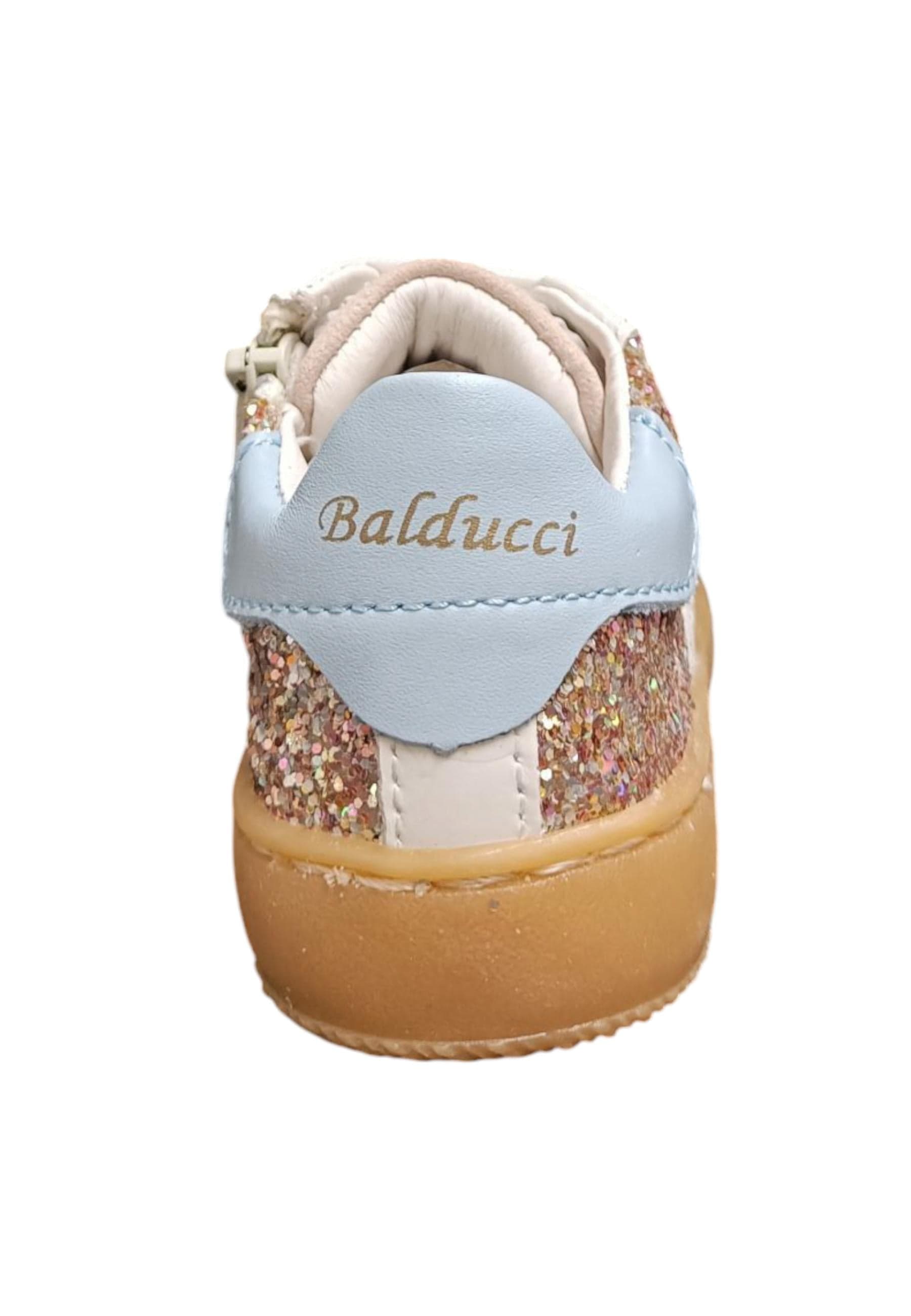 Scarpe sneakers Bambine e ragazze balducci lymn  grigio-bianco-celeste-multicolor-beige laccio e zip laterale in Ballerine Scarpetteria Gica - Trani, commercioVirtuoso.it