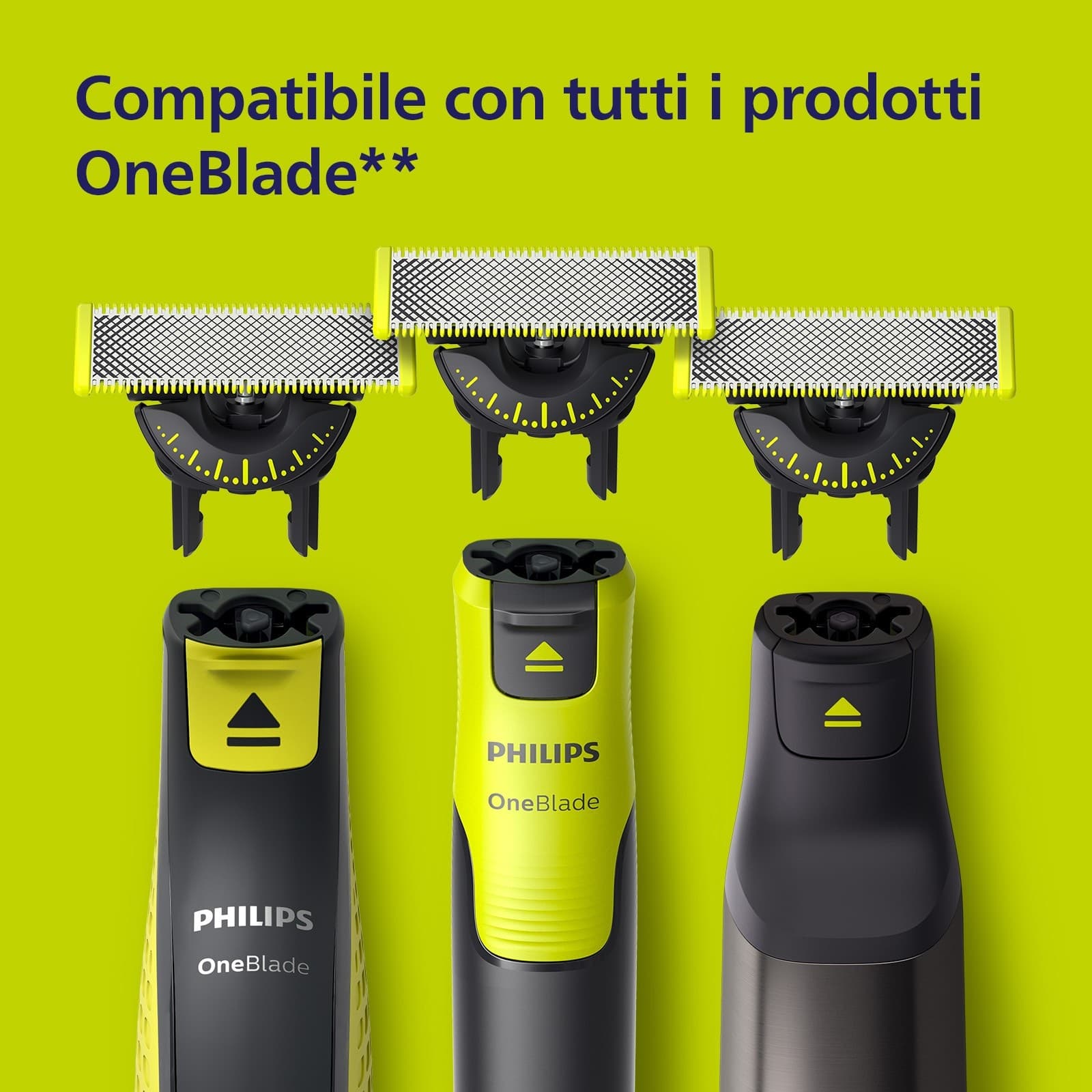Philips OneBlade 2x Lame di Ricambio 360 QP420/50 - 4