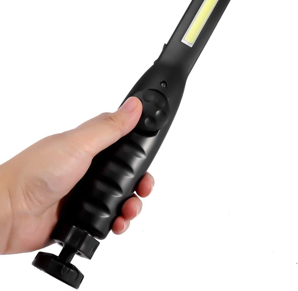 Torcia Led Ricaricabile Professionale Officina Lampada Pieghevole Dimmerabile Magnetica Portatile - 8