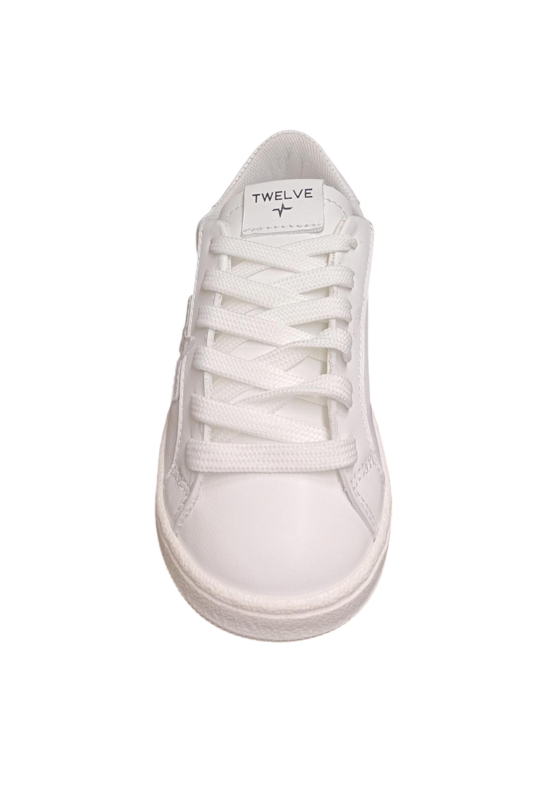Scarpe sneakers Bambini e ragazzi TWELVE gamme  bianco laccio in Ballerine Scarpetteria Gica - Trani, commercioVirtuoso.it