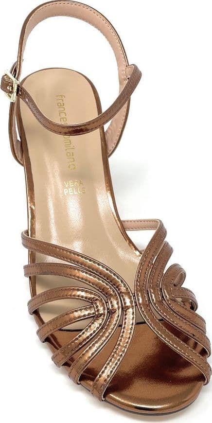 Francesco Milano sandali donna Barcellona bronzo G18 04N - 4