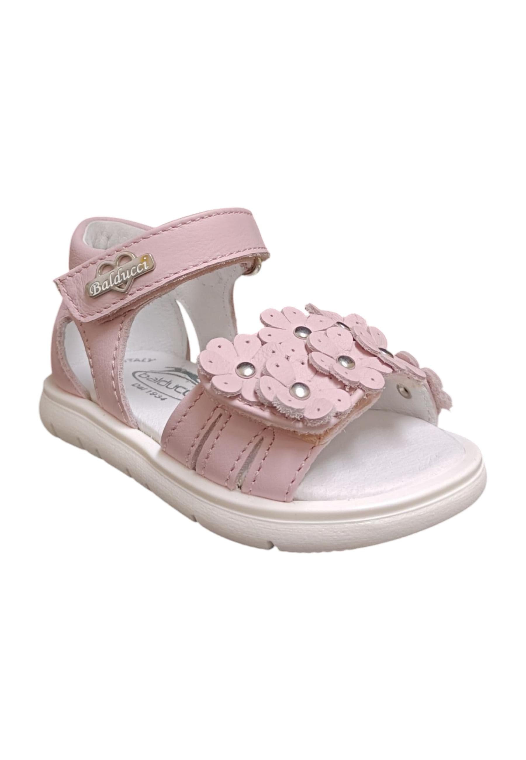 Scarpe sandalo tallonato Bambine balducci CITA  rosa velcro in Ballerine Scarpetteria Gica - Trani, commercioVirtuoso.it