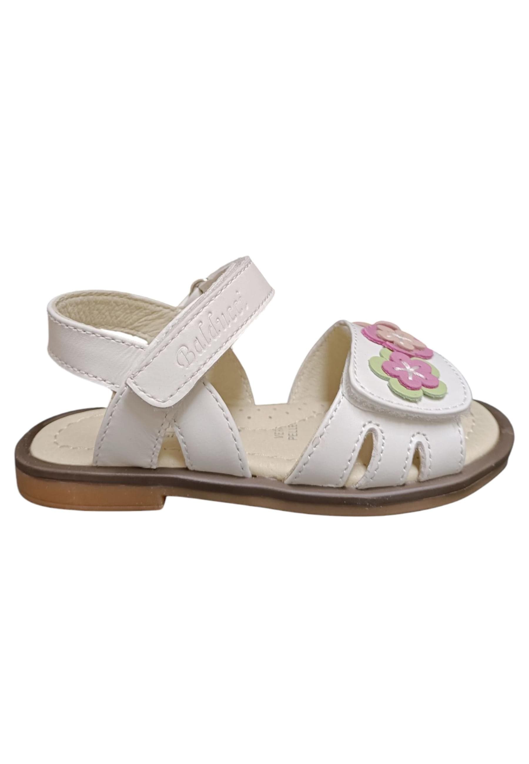 Scarpe sandalo Bambine e ragazze balducci GULLIT  bianco-fuxja velcro