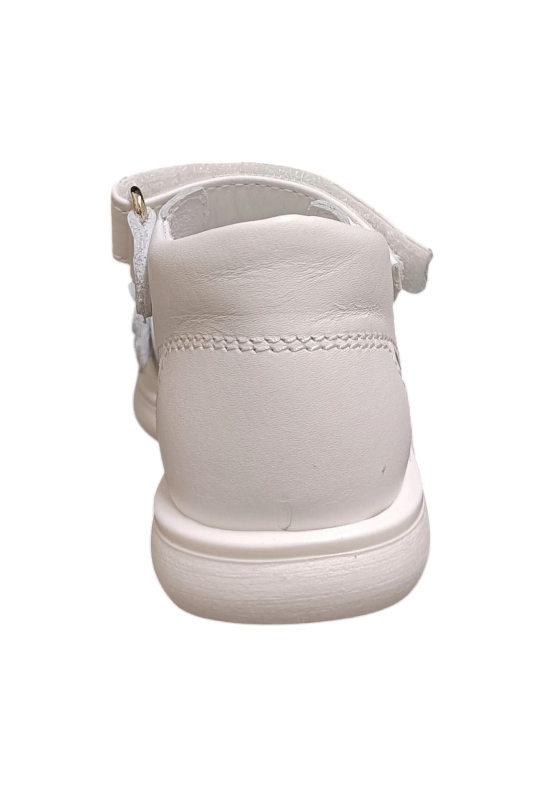 Scarpe sandalo tallonato Bambine balducci CITA  bianco-oro velcro in Ballerine Scarpetteria Gica - Trani, commercioVirtuoso.it