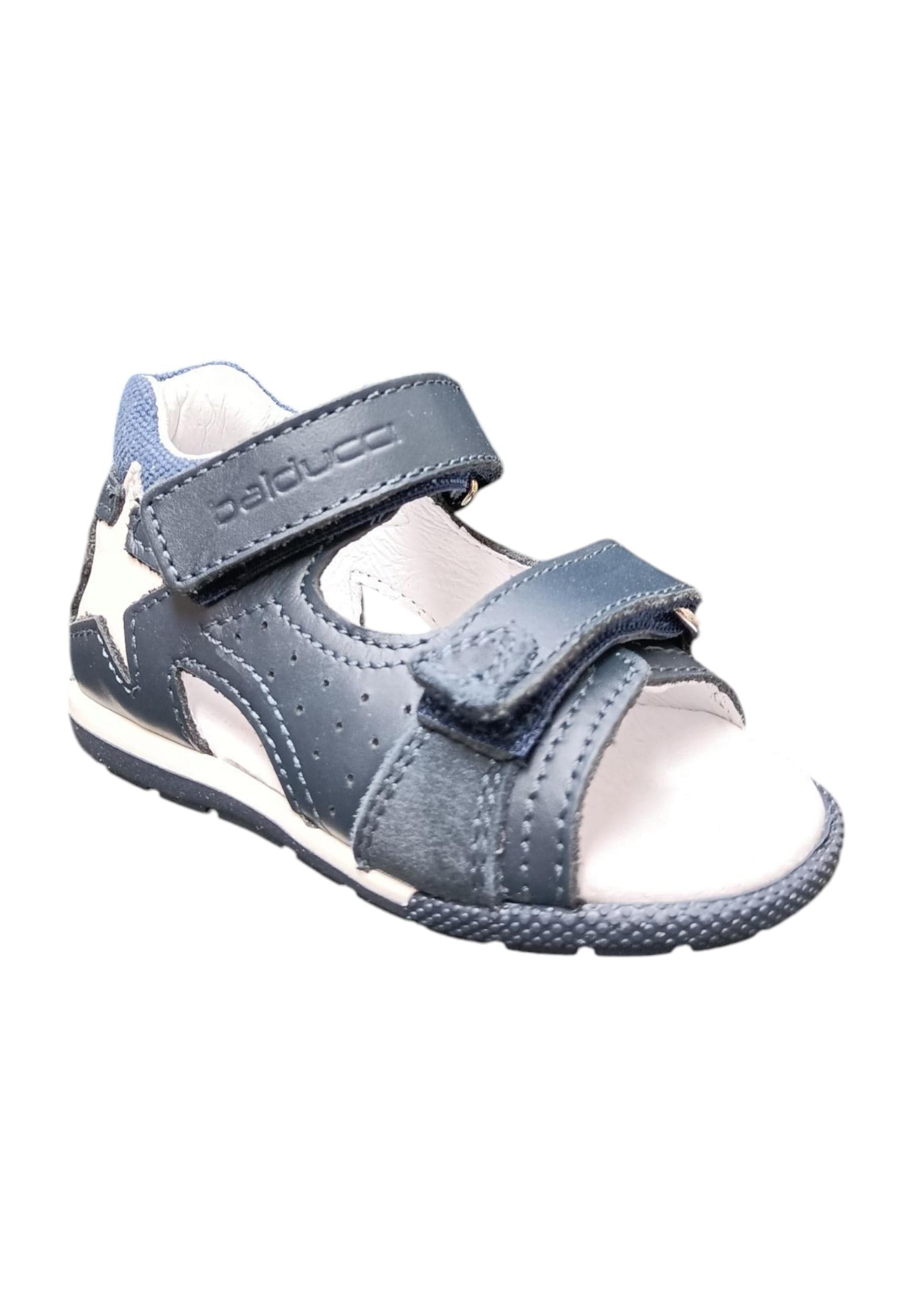 Scarpe sandalo tallonato Bambini balducci CITA  blue-bianco velcro in Ballerine Scarpetteria Gica - Trani, commercioVirtuoso.it
