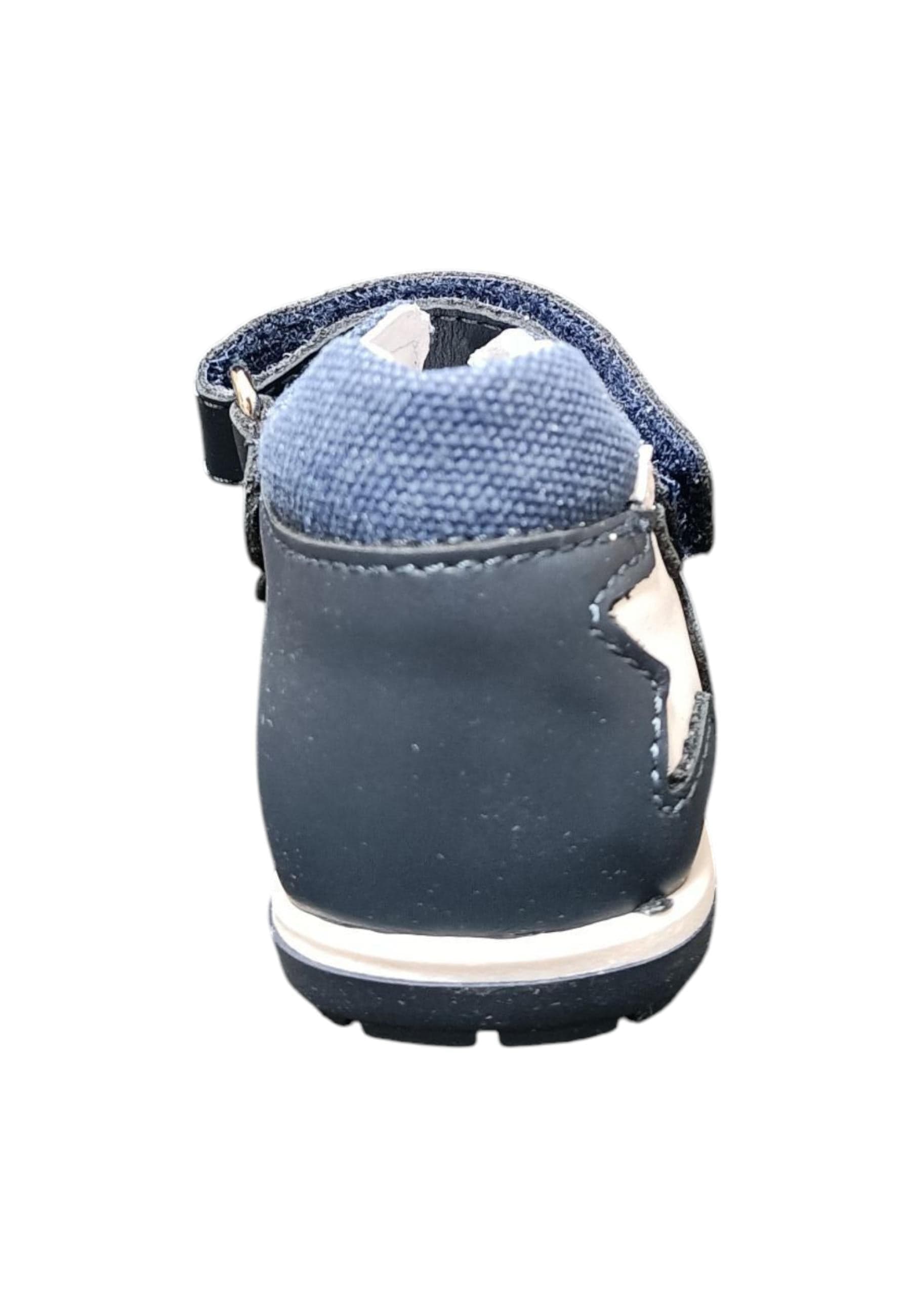 Scarpe sandalo tallonato Bambini balducci CITA  blue-bianco velcro in Ballerine Scarpetteria Gica - Trani, commercioVirtuoso.it