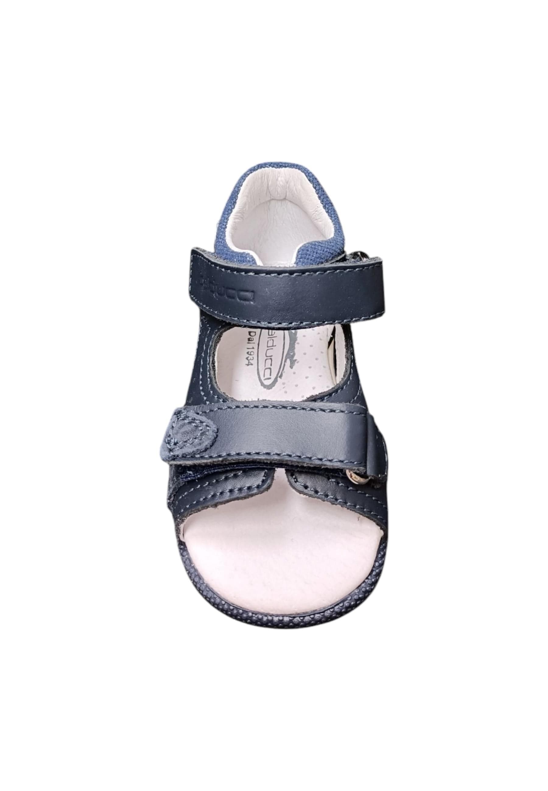 Scarpe sandalo tallonato Bambini balducci CITA  blue-bianco velcro in Ballerine Scarpetteria Gica - Trani, commercioVirtuoso.it