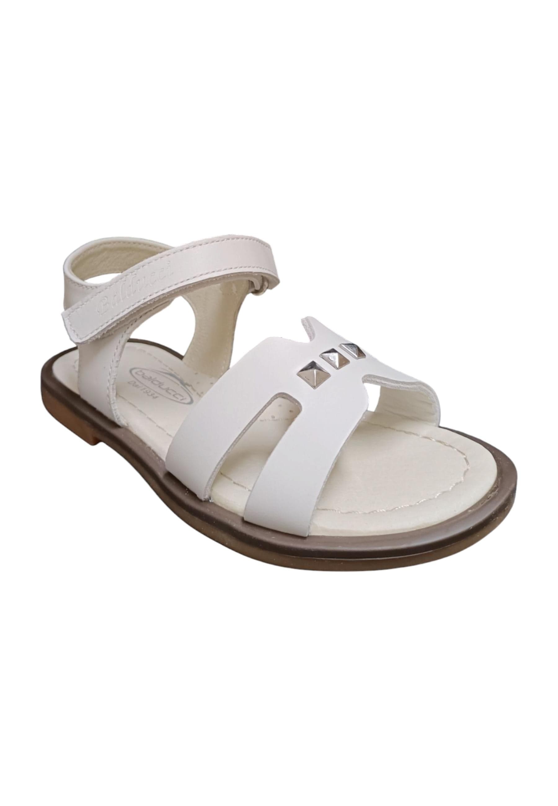 Scarpe sandalo Bambine e ragazze balducci GULLIT  bianco velcro in Ballerine Scarpetteria Gica - Trani, commercioVirtuoso.it