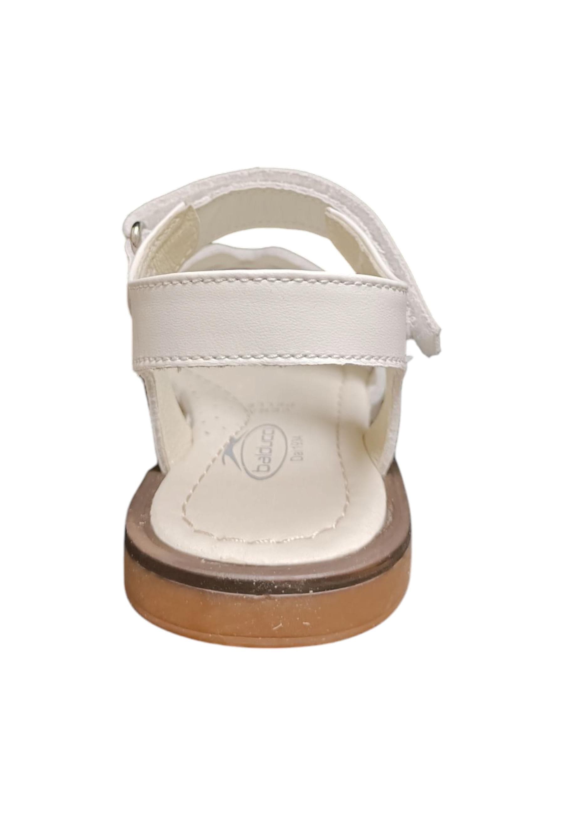 Scarpe sandalo Bambine e ragazze balducci GULLIT  bianco velcro in Ballerine Scarpetteria Gica - Trani, commercioVirtuoso.it