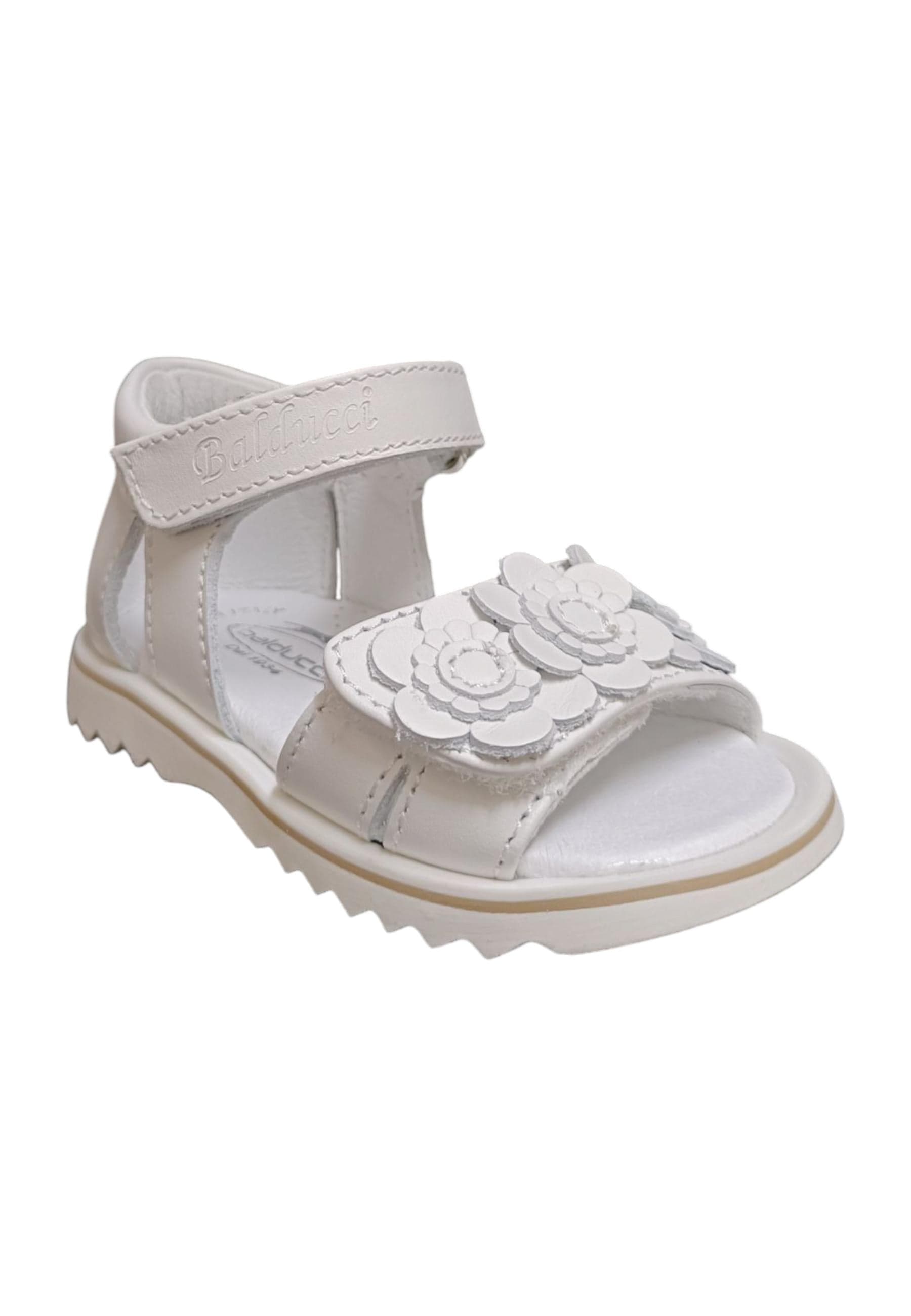 Scarpe sandalo tallonato Bambine balducci CITA  bianco velcro in Ballerine Scarpetteria Gica - Trani, commercioVirtuoso.it