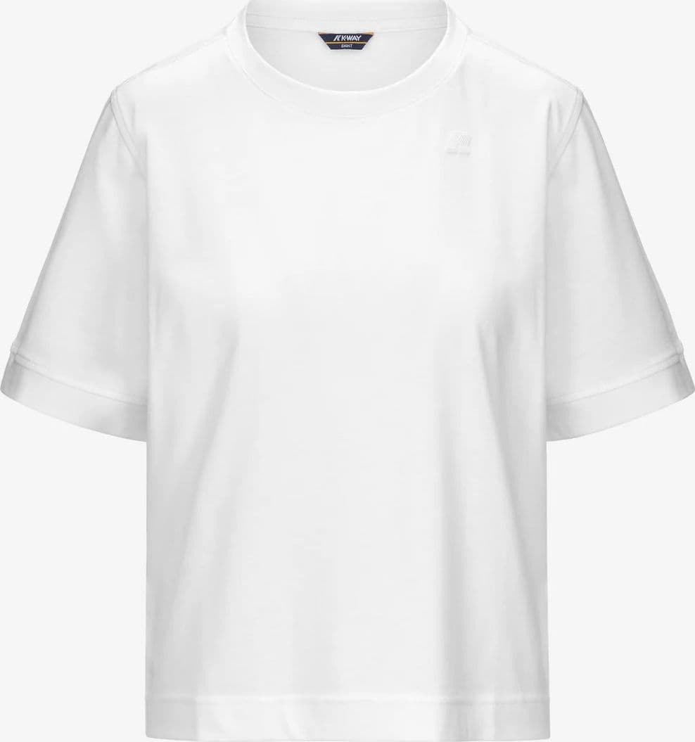 K-WAY T-Shirt donna Casual in Cotone Donna Grigia e Bianca per Uso Quotidiano in T-shirt Broadway Red - Barletta, commercioVirtuoso.it