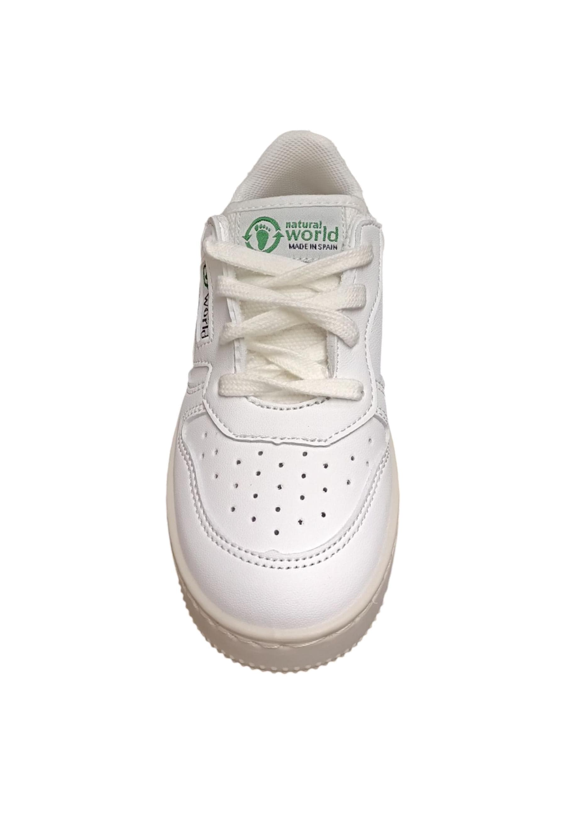 Scarpe sneakers Bambini e ragazzi natural world BASQUET  bianco laccio in Ballerine Scarpetteria Gica - Trani, commercioVirtuoso.it