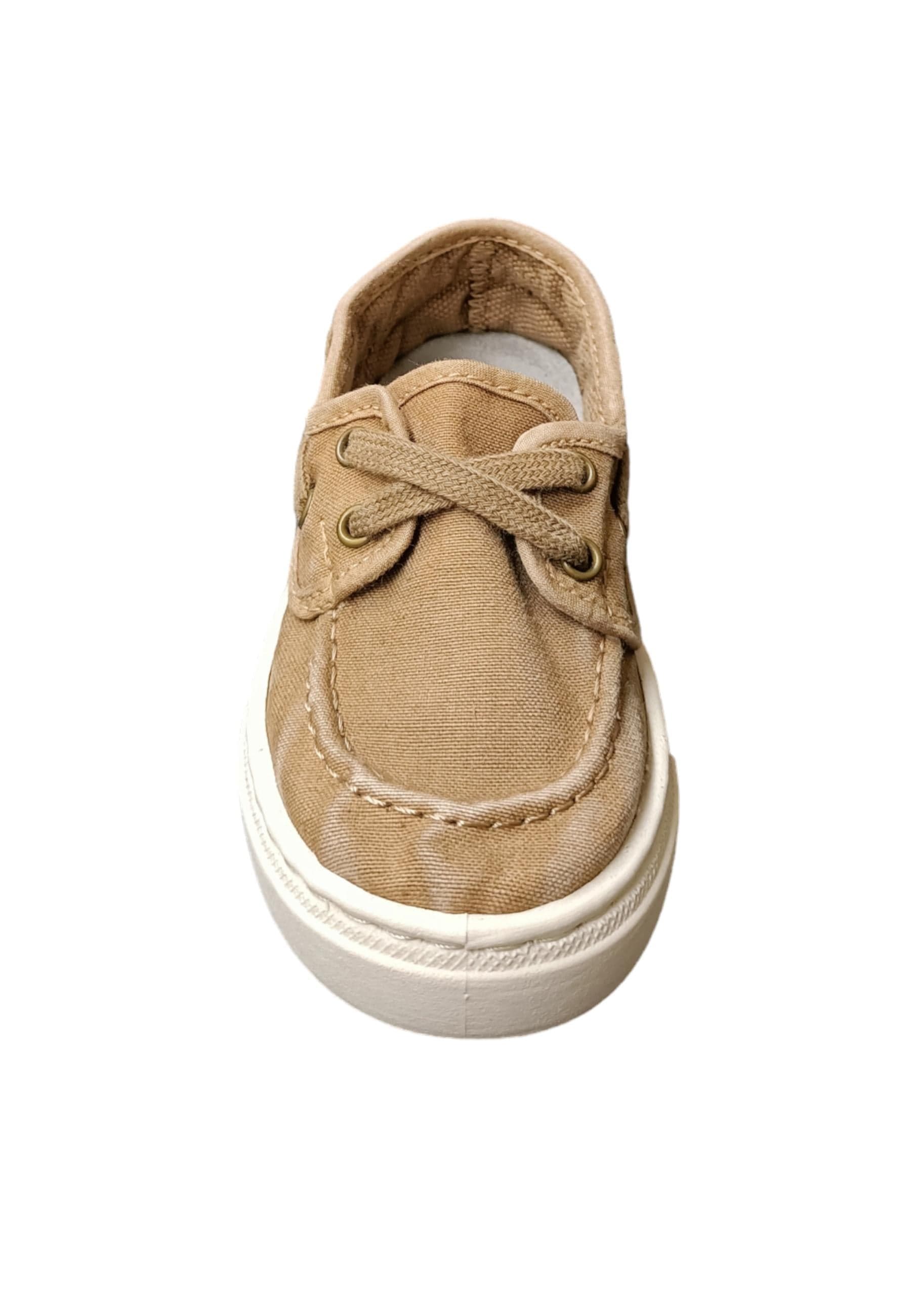 Mocassino bambino Natural World 6473 beige cotone organico vegano biodegradabile in Ballerine Scarpetteria Gica - Trani, commercioVirtuoso.it